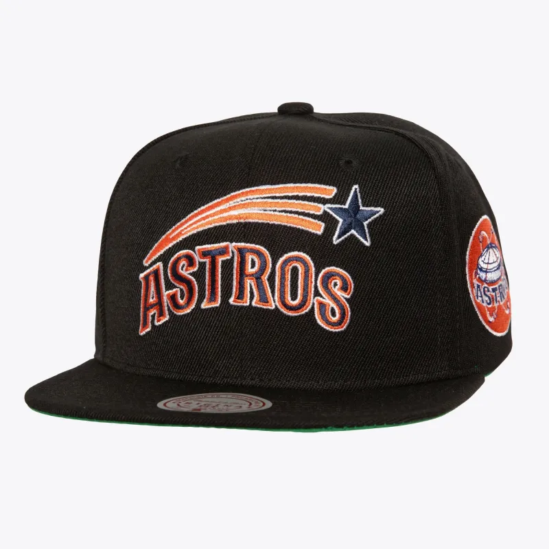 Mitchell & Ness Men's MLB Triple Play Snapback Coop Astros sold by Zulily
