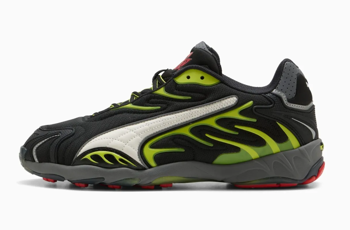 Puma Men's Inhale 'A$Ap Rocky Black Lime Pow' Sneakers sold by Zulily
