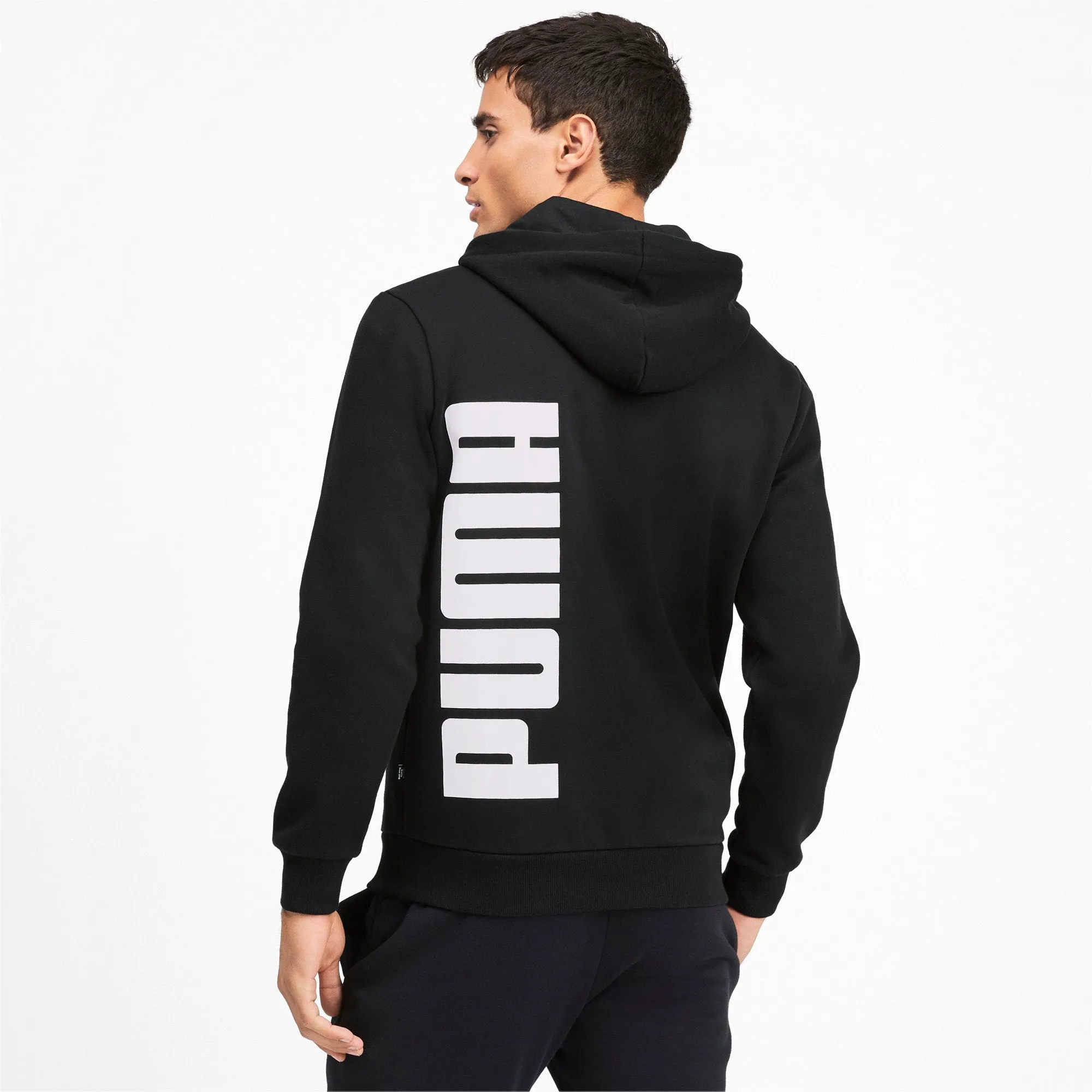 Puma Men's Big Logo Full Zip Hoody Fleece Sweaters sold by Zulily product image thumbnail 2