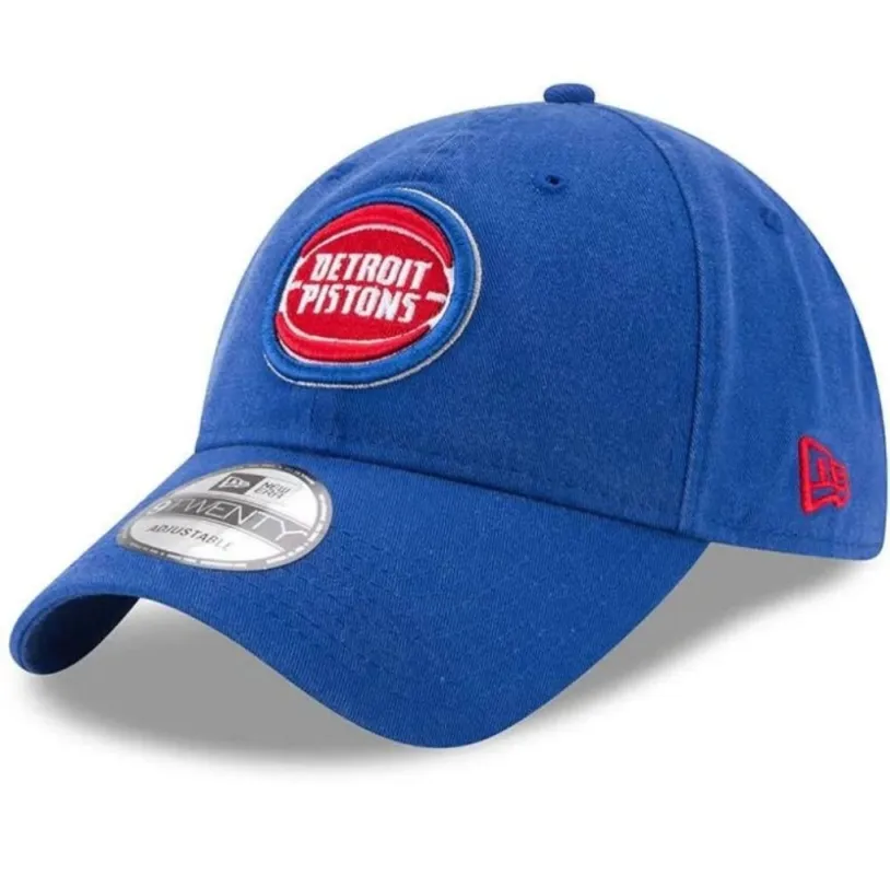 New Era Men's NBA Detroit Pistons 920 Core Classic 2 Strapback Hats made by New Era