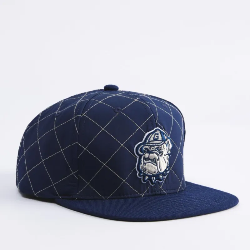 Mitchell & Ness Men's Ncaa Quilted Taslan Snapback Georgetown Snapback Caps sold by Zulily