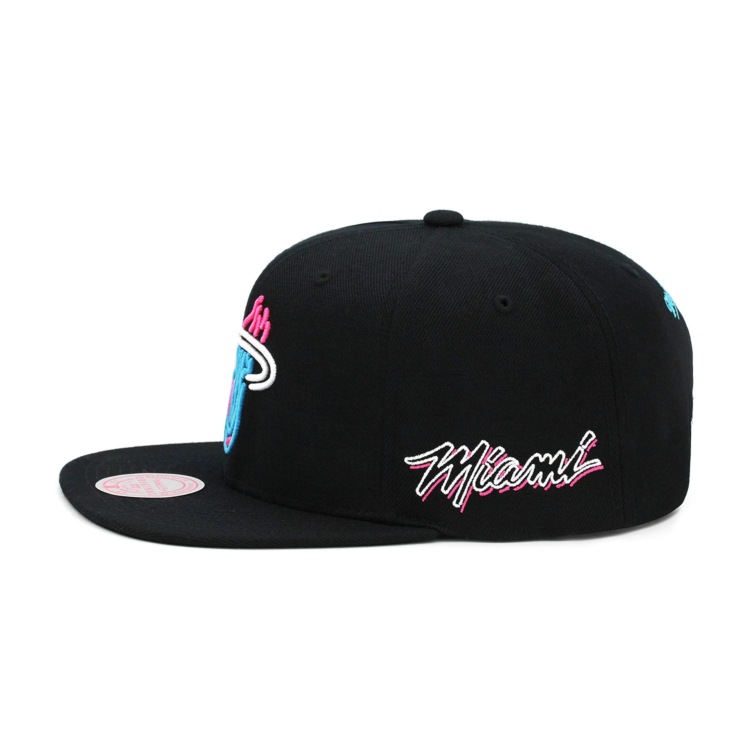 Mitchell & Ness Men's NBA Miami Heat Neon Vice Logo Snapback sold by Zulily product image thumbnail 2