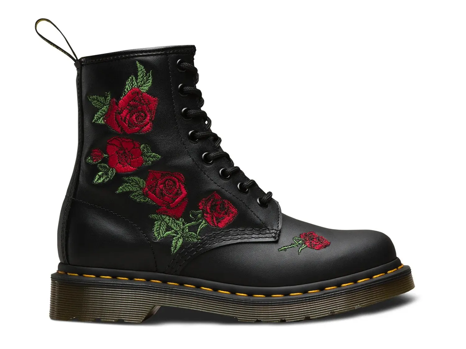 Dr. Martens 1460 Vonda Floral Leather Lace Up Boots sold by Zulily