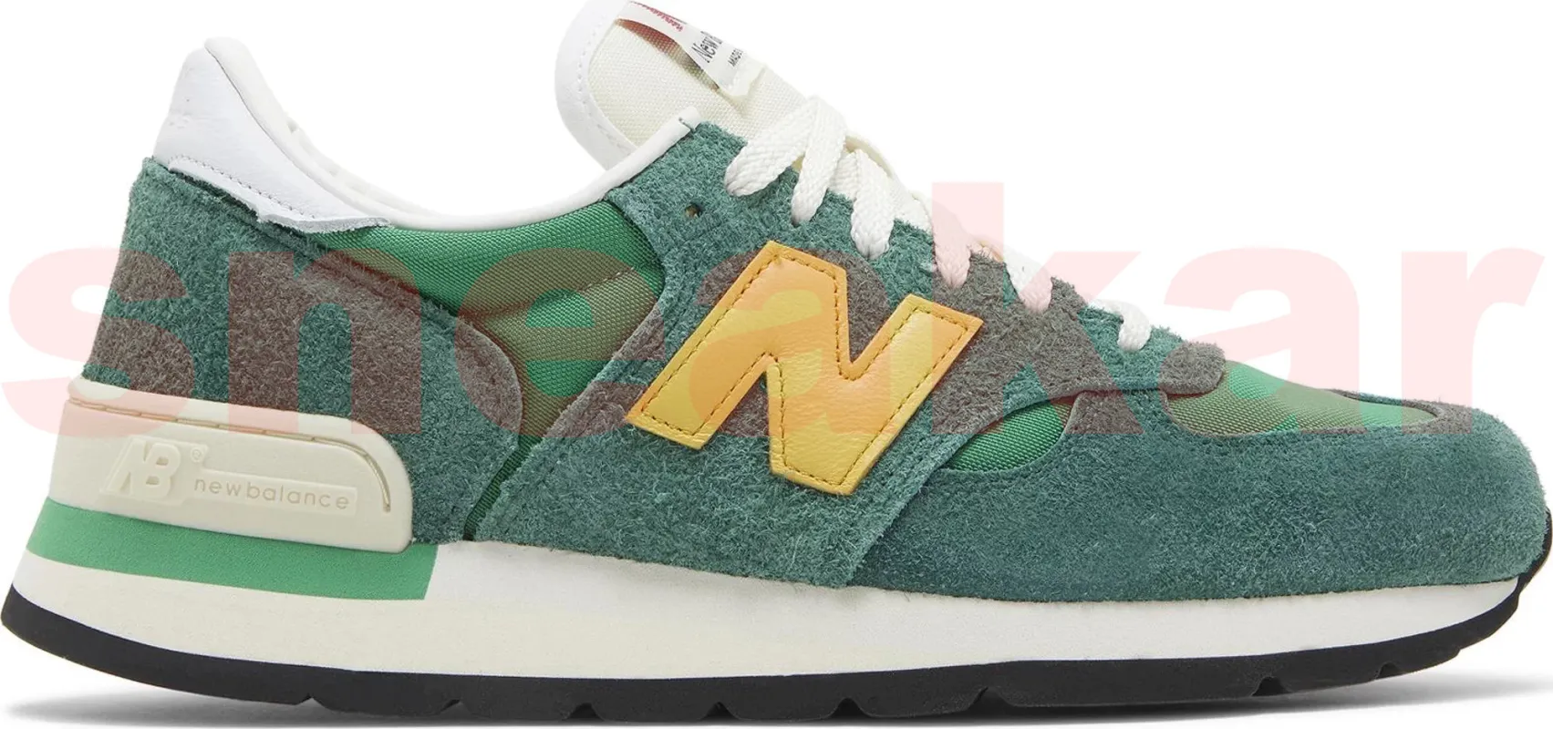 New Balance Men's 990V1 'Miusa Green Gold' Sneakers sold by Zulily