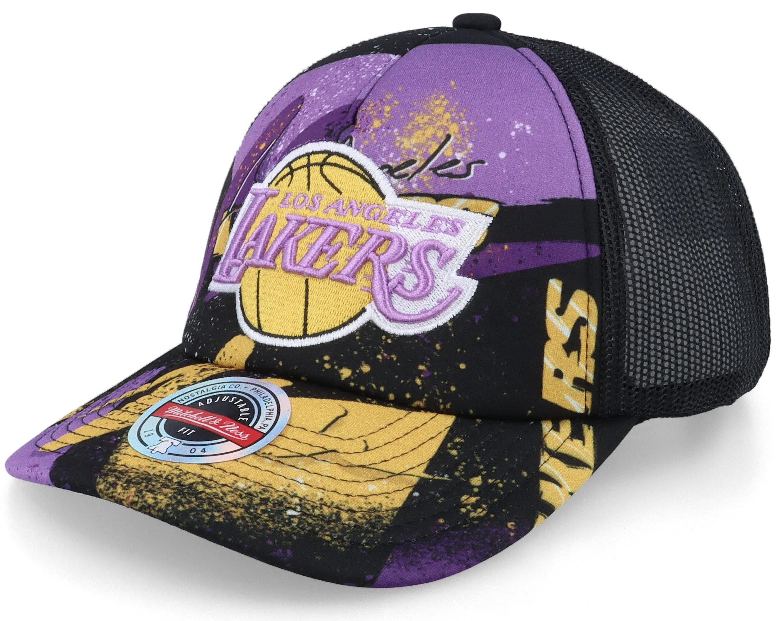 Mitchell & Ness Men's NBA La Lakers Hyper Trucker Snapback sold by Zulily
