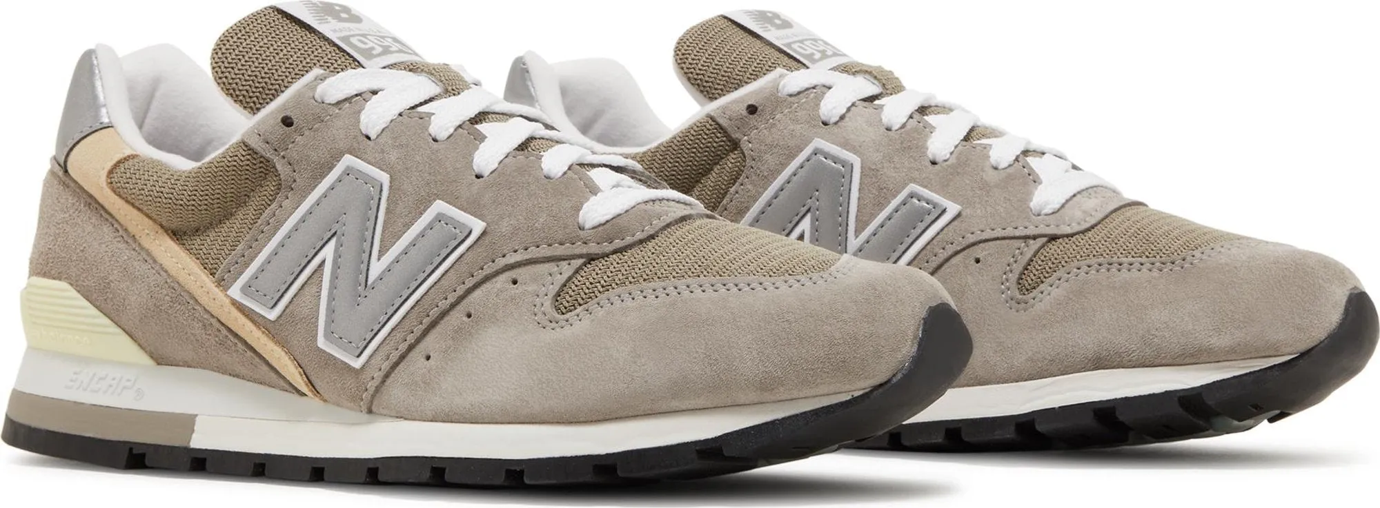 New Balance Men's 996 Made In Usa 'Grey Silver' Sneakers sold by Zulily product image thumbnail 2