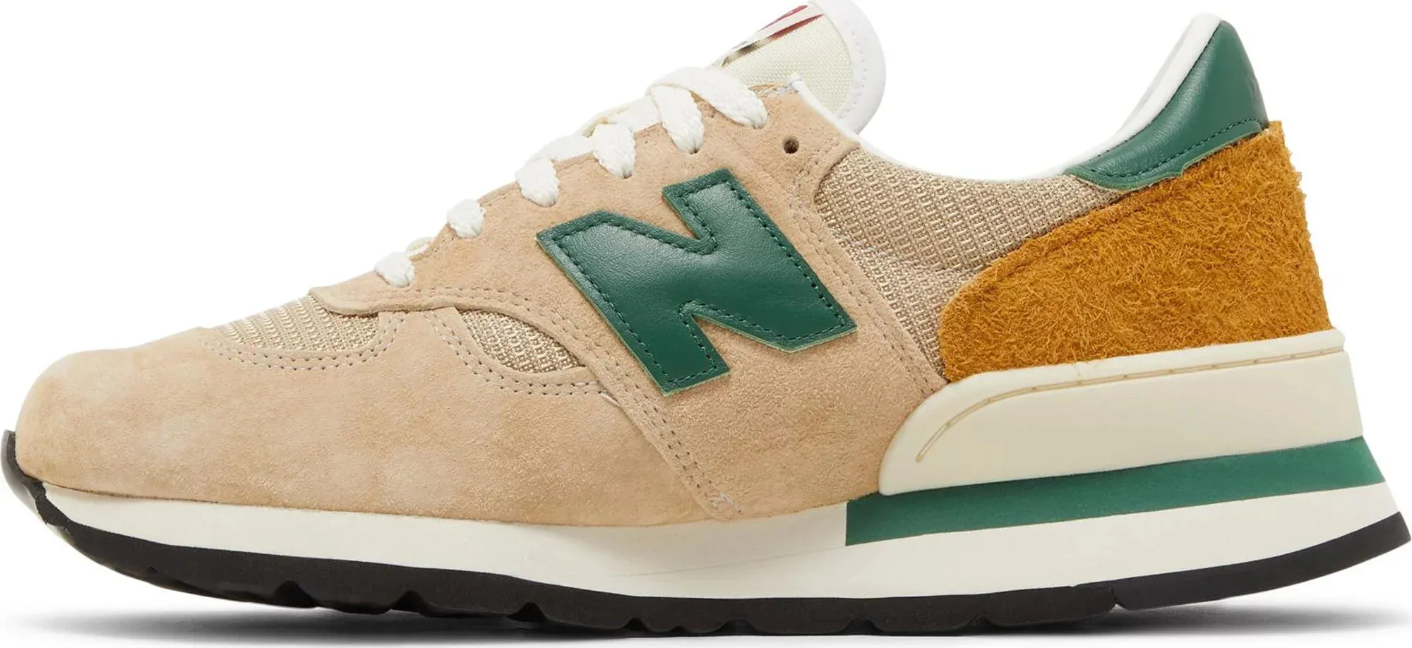 New Balance Men's 990V1 'Miusa Tan Green' Sneakers sold by Zulily product image thumbnail 3