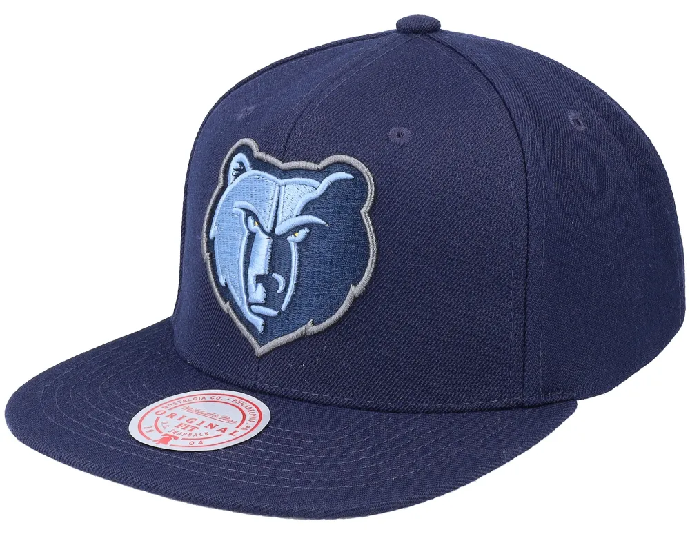 Mitchell & Ness Men's NBA Team Ground 2.0 Snapback Grizzlies Snapback Caps made by Mitchell & Ness