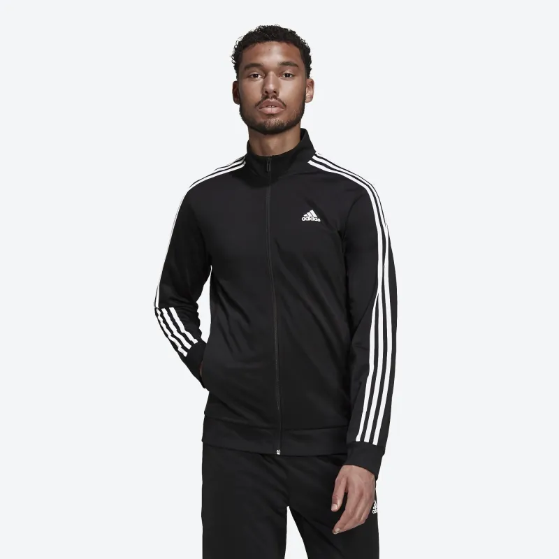 adidas Men's 3 Stipe Tricot Track Jacket Jackets sold by Zulily