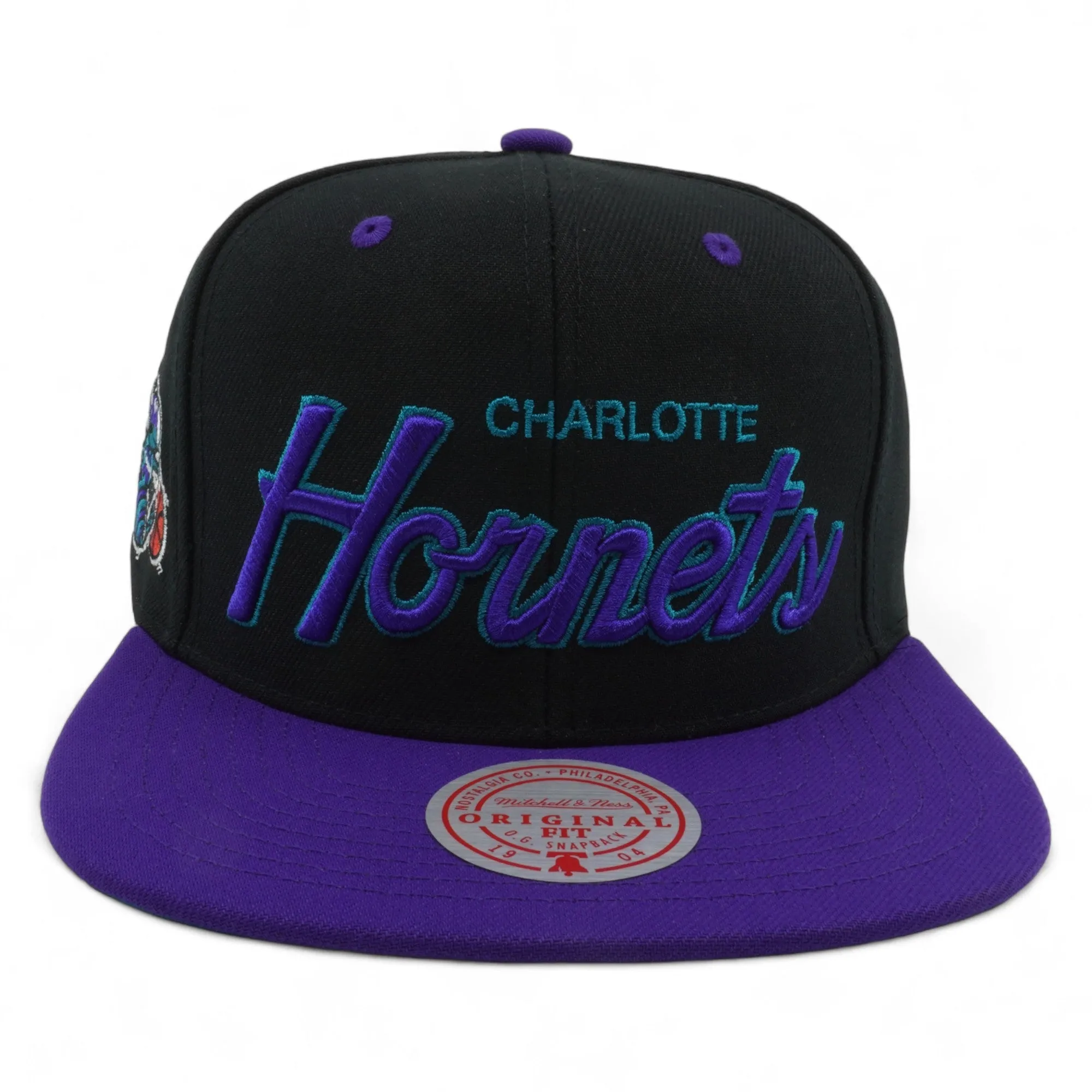 Mitchell & Ness Men's NBA Script Pop Snapback Hornets Snapback Caps sold by Zulily product image thumbnail 2