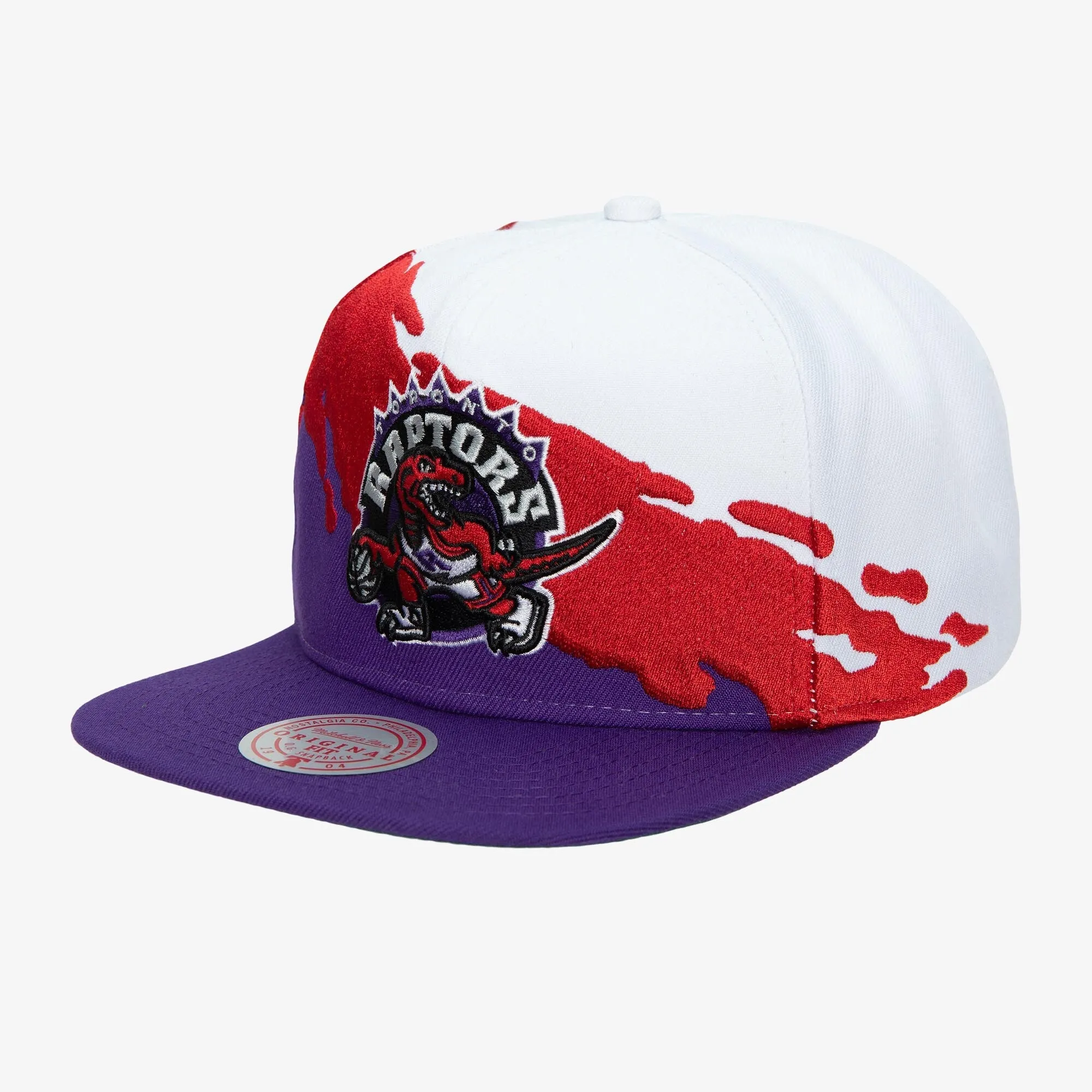Mitchell & Ness Men's NBA Paintbrush Snapback Hwc Raptors Snapback Caps sold by Zulily