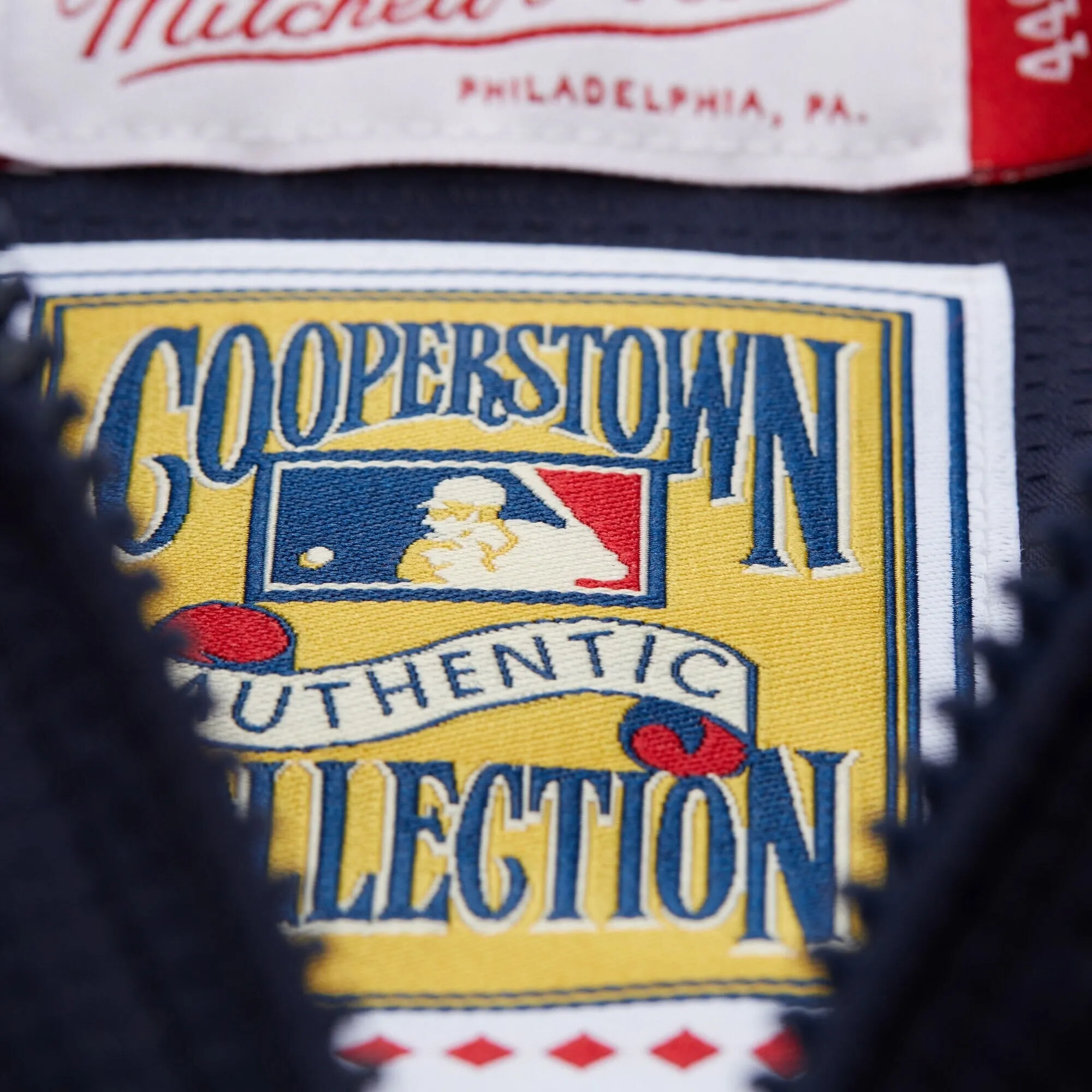 Mitchell & Ness Men's MLB Navy Jacket Braves 2005 Jackets sold by Zulily product image thumbnail 5