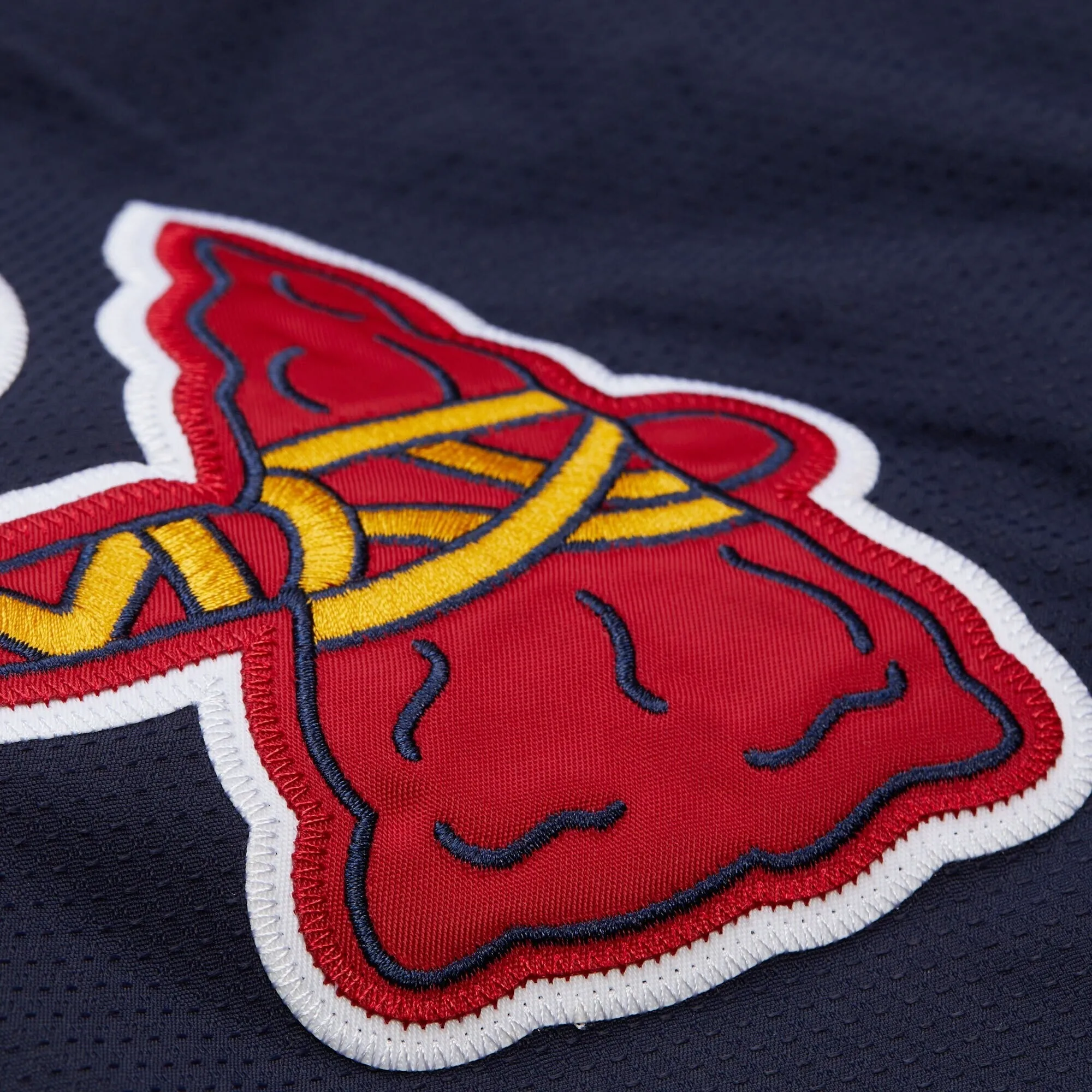 Mitchell & Ness Men's MLB Navy Jacket Braves 2005 Jackets sold by Zulily product image thumbnail 3