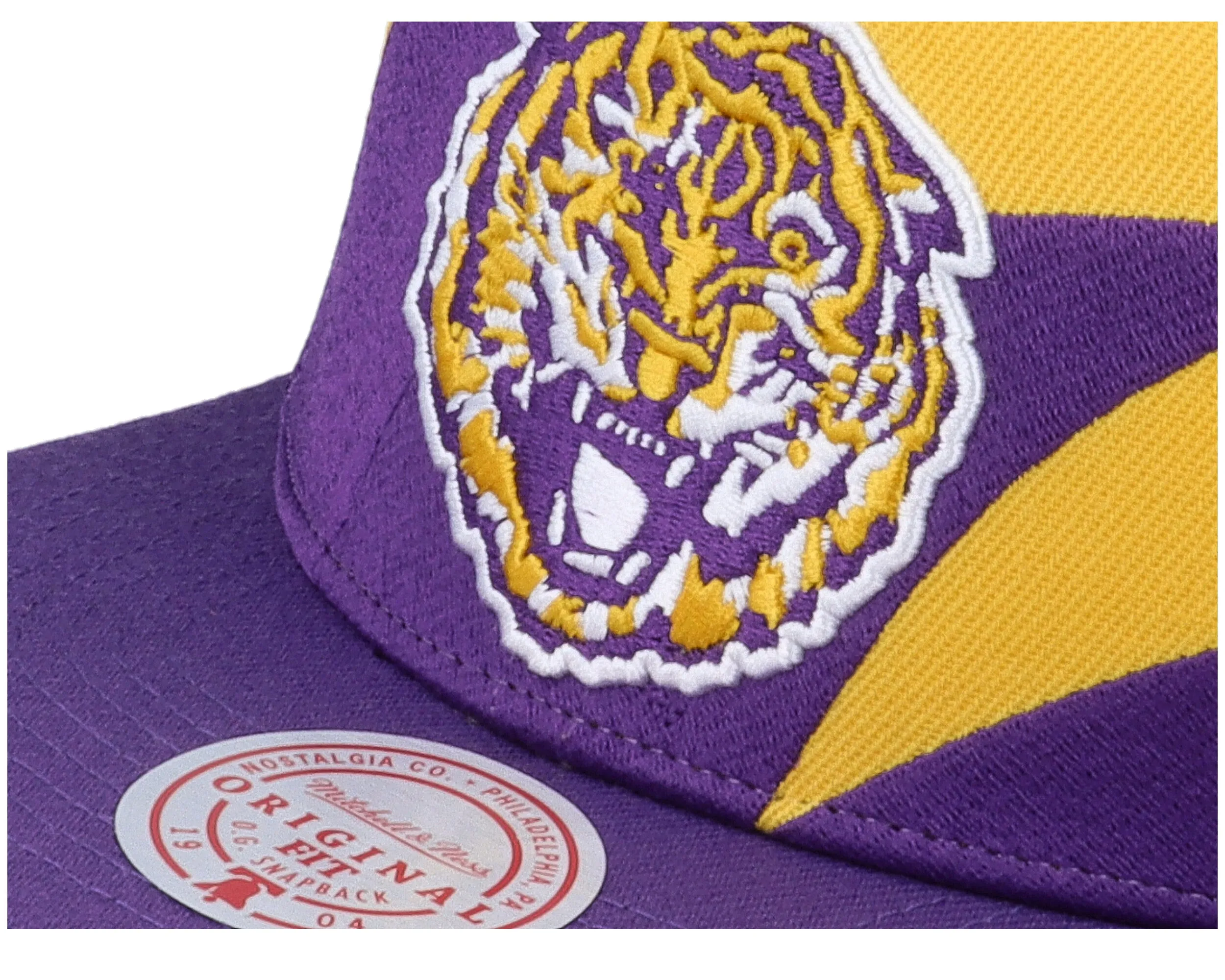 Mitchell & Ness Men's Ncaa Sharktooth Snapback Lsu Snapback Caps sold by Zulily product image thumbnail 3