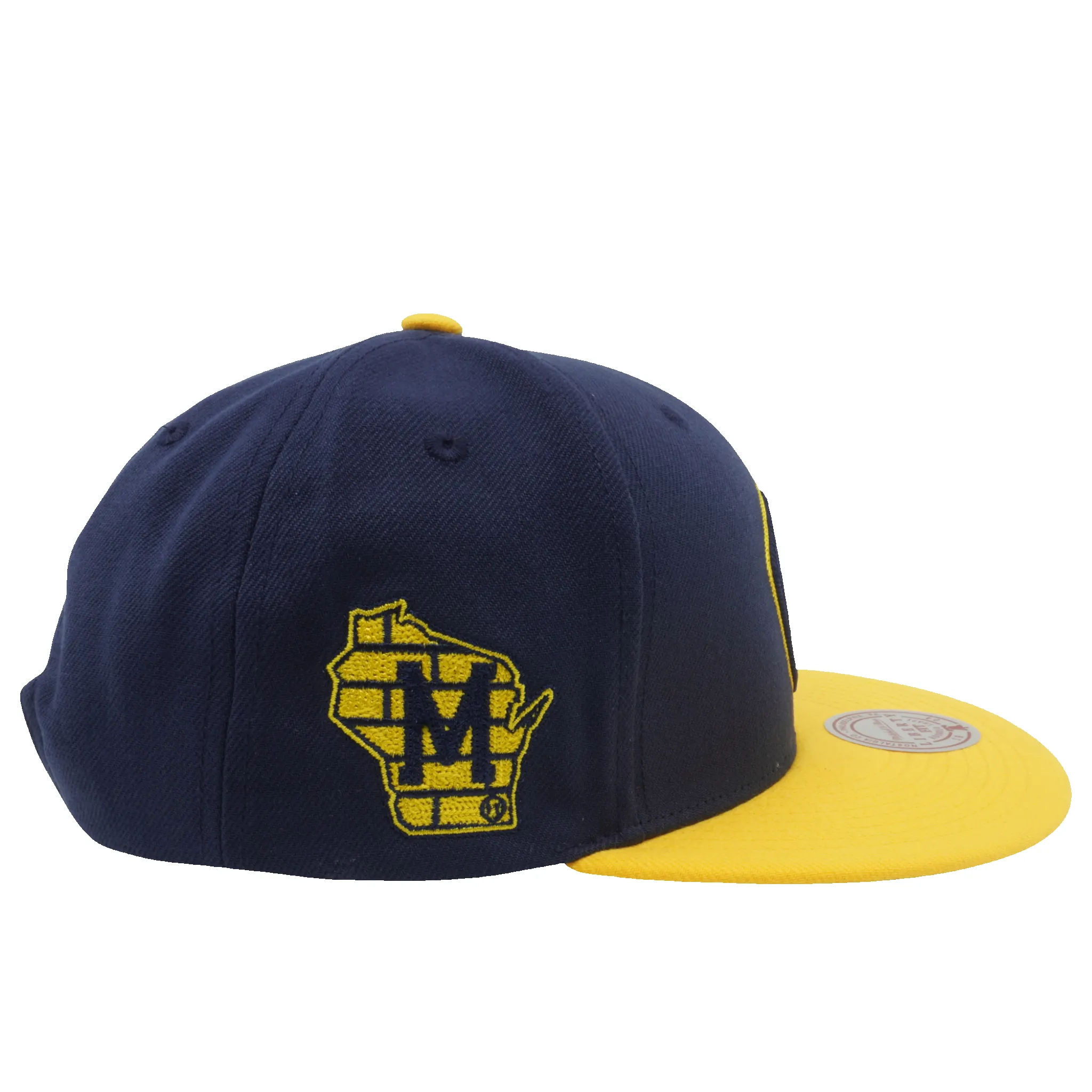 Mitchell & Ness Men's MLB Jump Off Snapback Brewers Snapback Caps sold by Zulily product image thumbnail 4