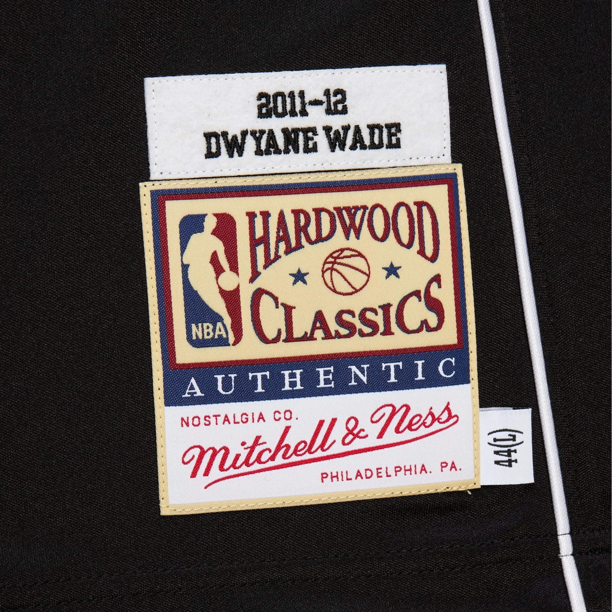 Mitchell & Ness Men's NBA Dark Alternate Jersey Heat 2011 Dwyane Wade Jerseys sold by Zulily product image thumbnail 5