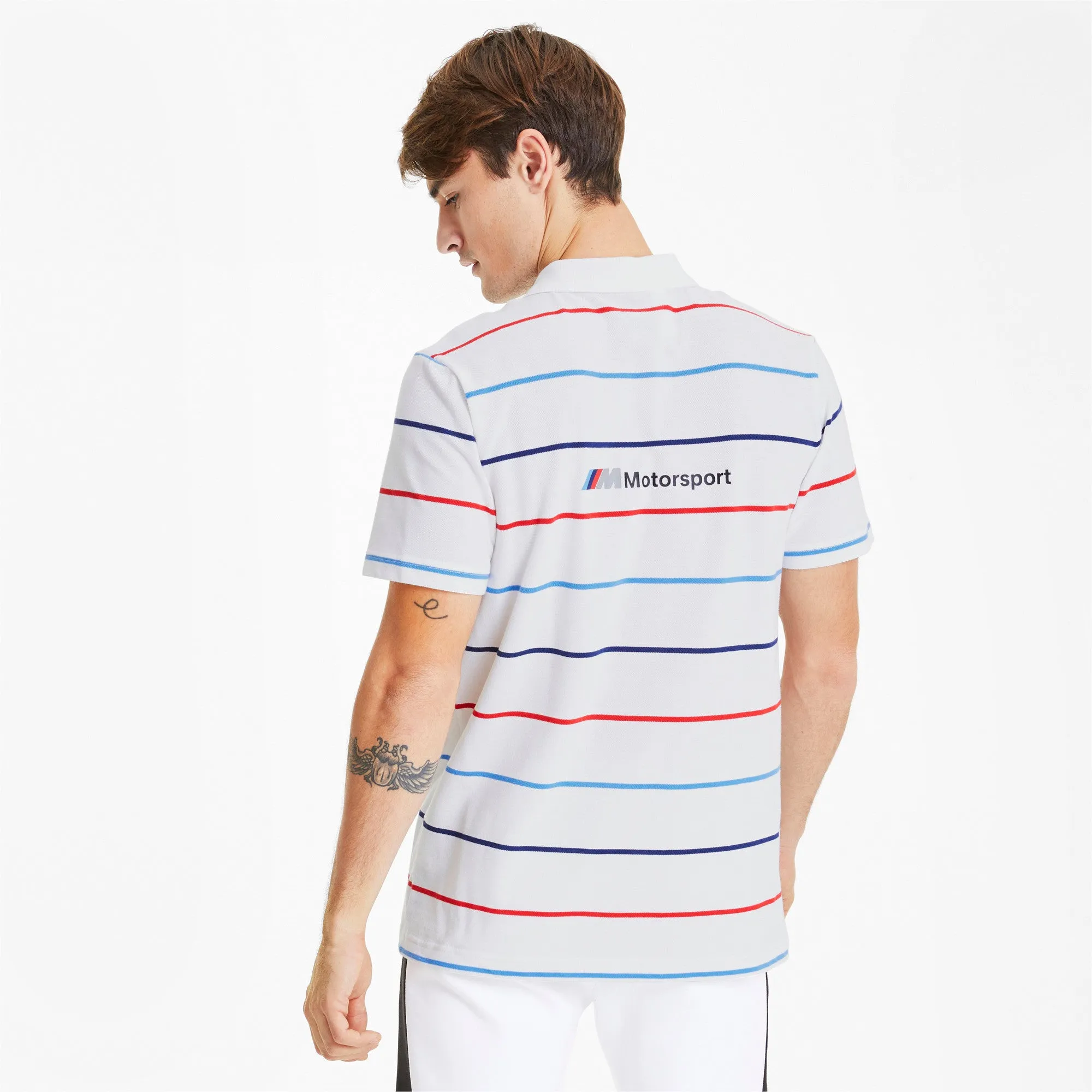 Puma Men's Bmw Motorsport Striped Polo Polos sold by Zulily product image thumbnail 2
