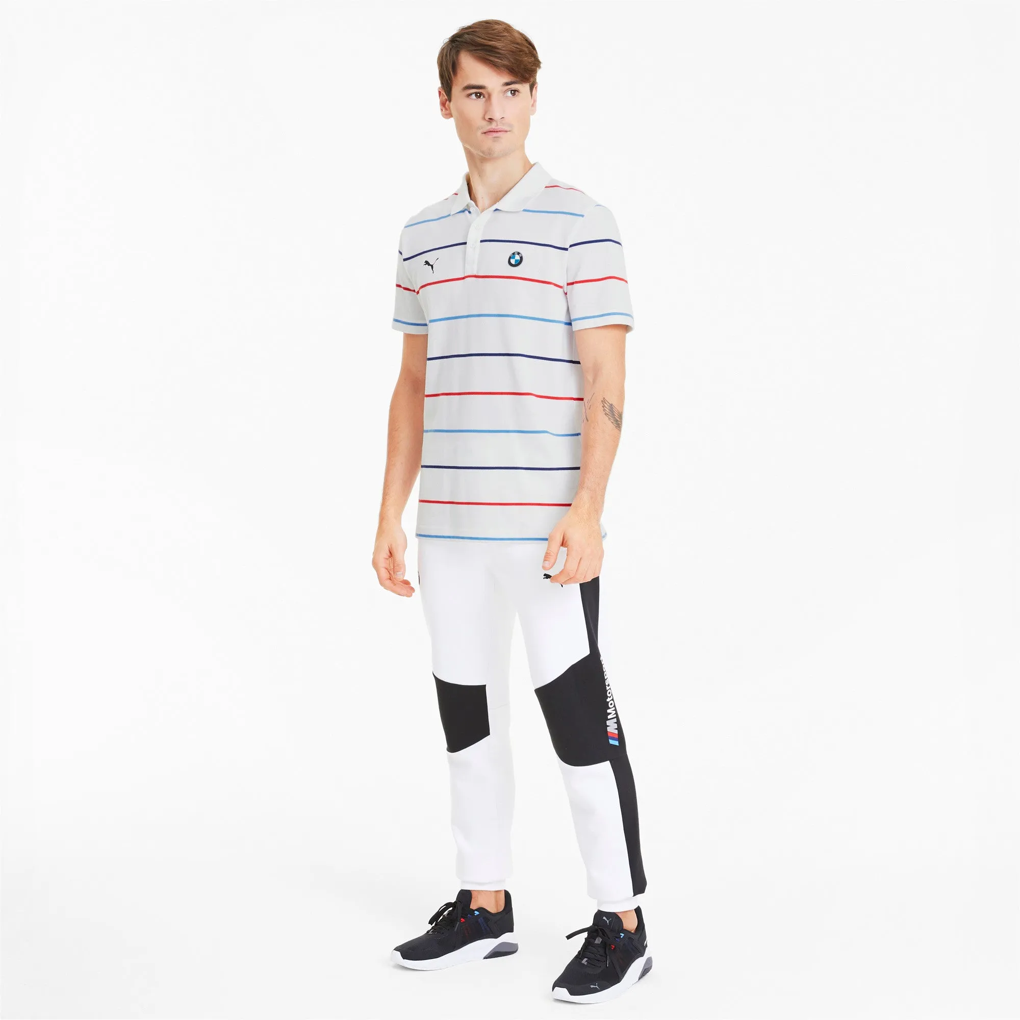 Puma Men's Bmw Motorsport Striped Polo Polos sold by Zulily product image thumbnail 3