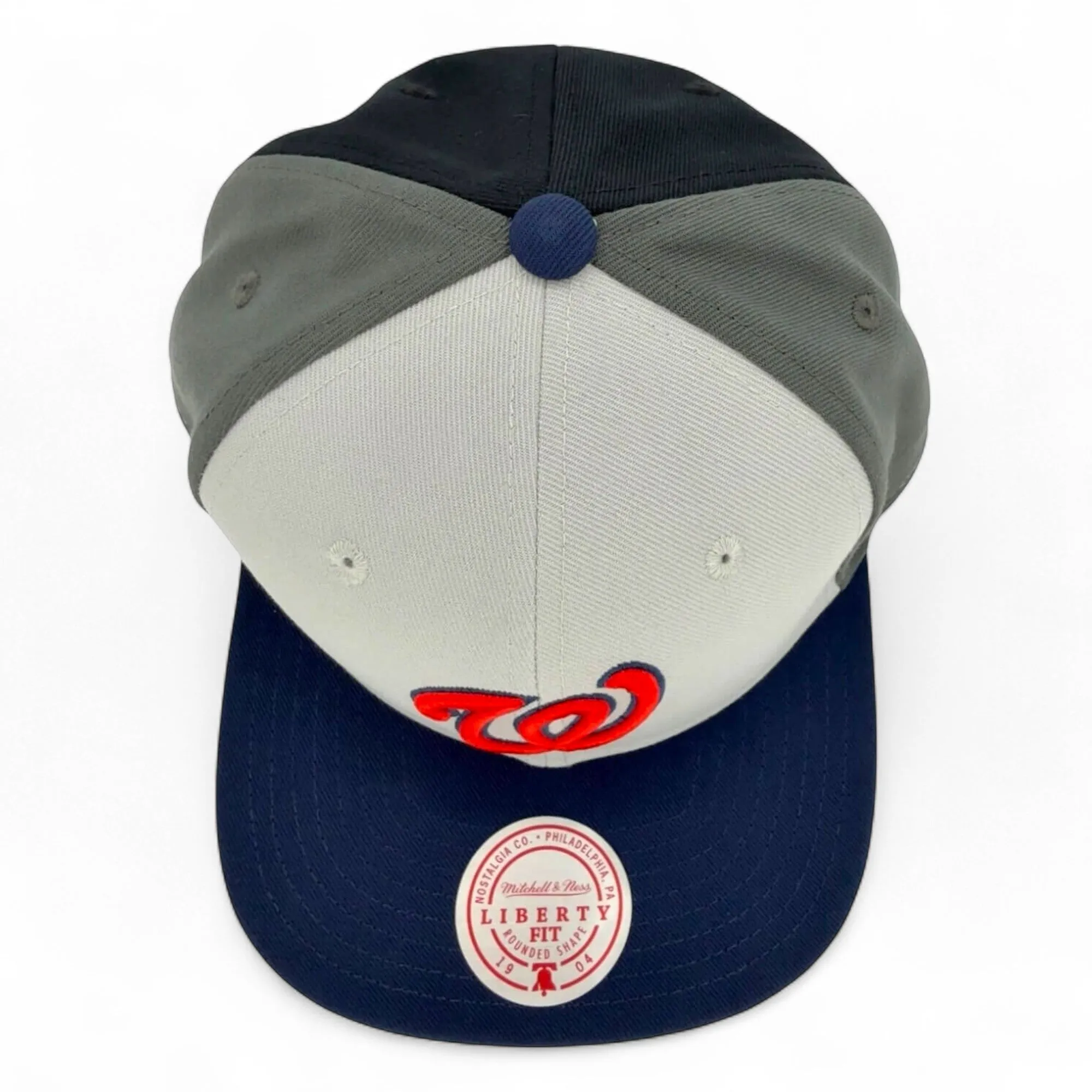 Mitchell & Ness Men's MLB Triple Play Liberty Snapback Nationals Snapback Caps sold by Zulily product image thumbnail 4