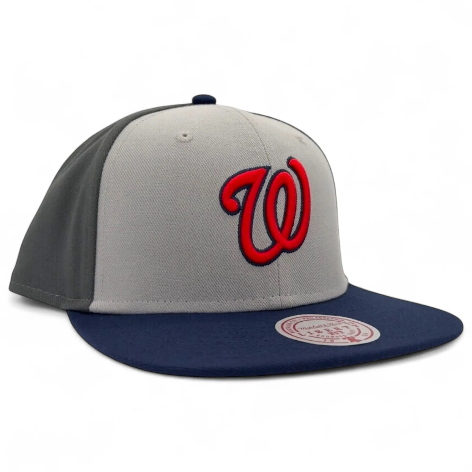 Mitchell & Ness Men's MLB Triple Play Liberty Snapback Nationals Snapback Caps sold by Zulily product image thumbnail 5