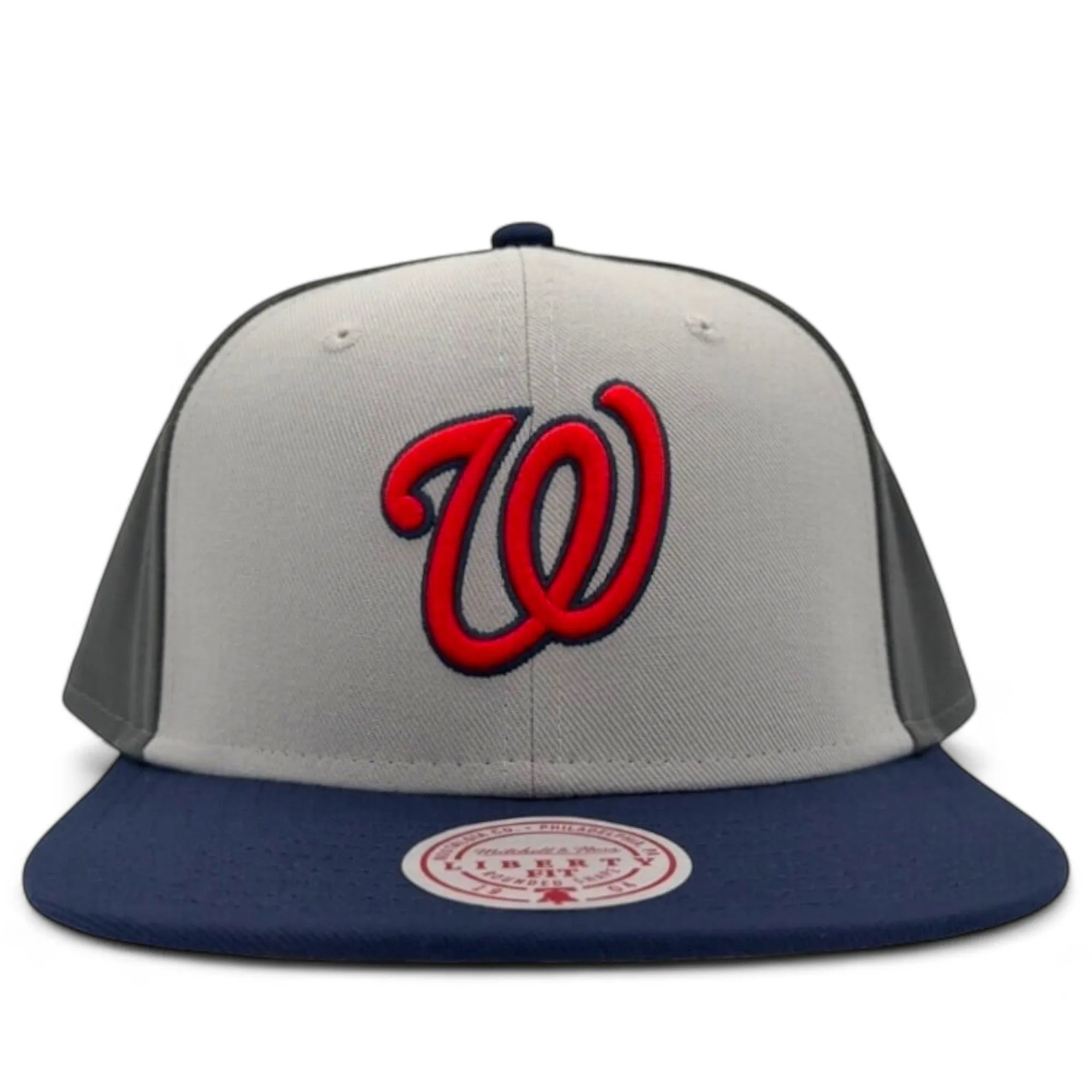 Mitchell & Ness Men's MLB Triple Play Liberty Snapback Nationals Snapback Caps sold by Zulily product image thumbnail 2