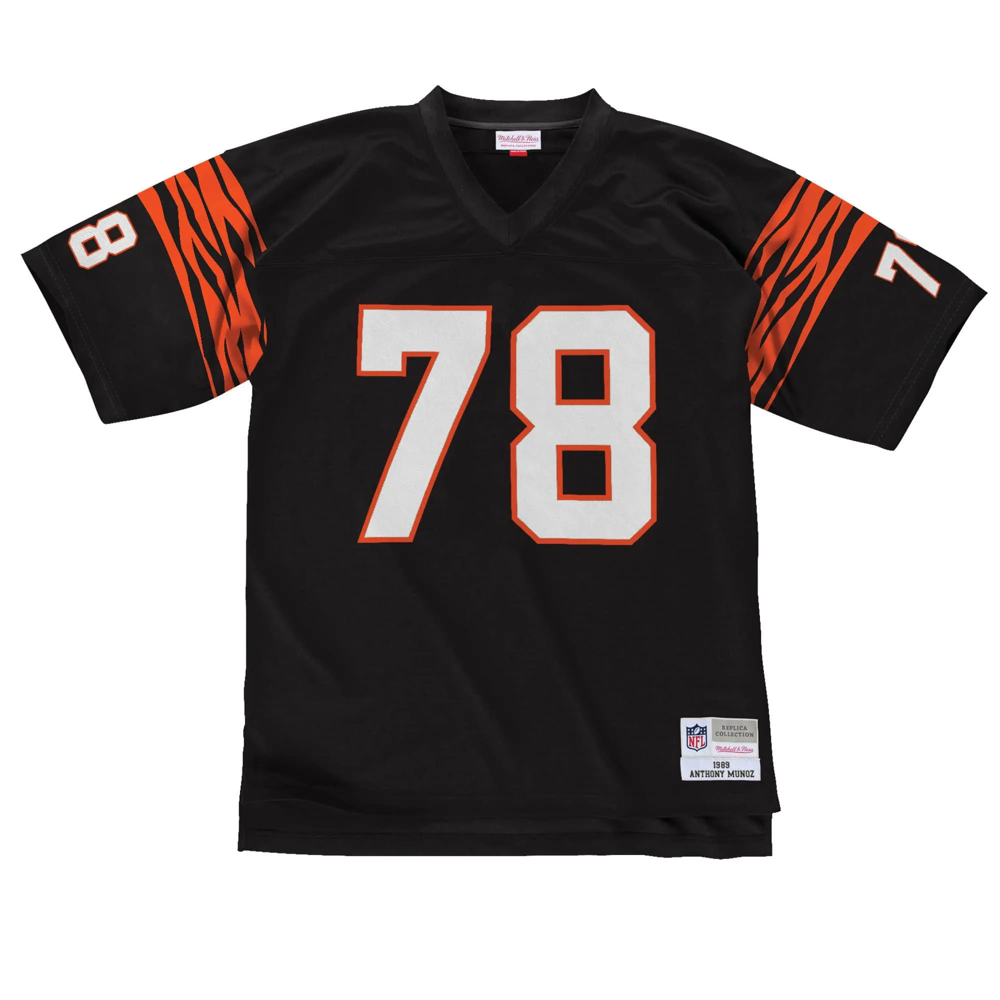 Mitchell & Ness Men's NFL Legacy Jersey Bengals 1989 Anthony Munoz Jerseys sold by Zulily