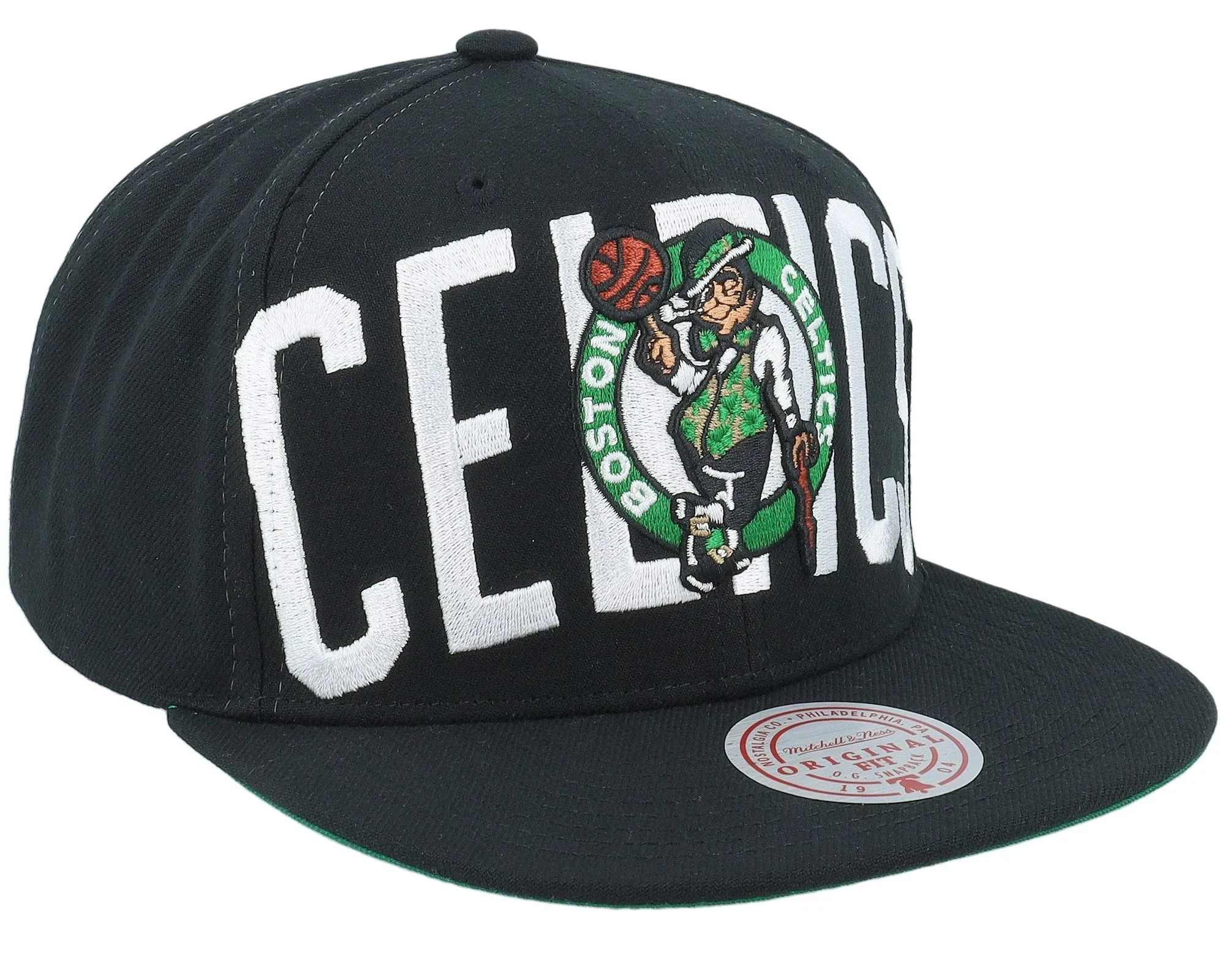 Mitchell & Ness Men's NBA Full Frontal Snapback Celtics Snapback Caps sold by Zulily product image thumbnail 2