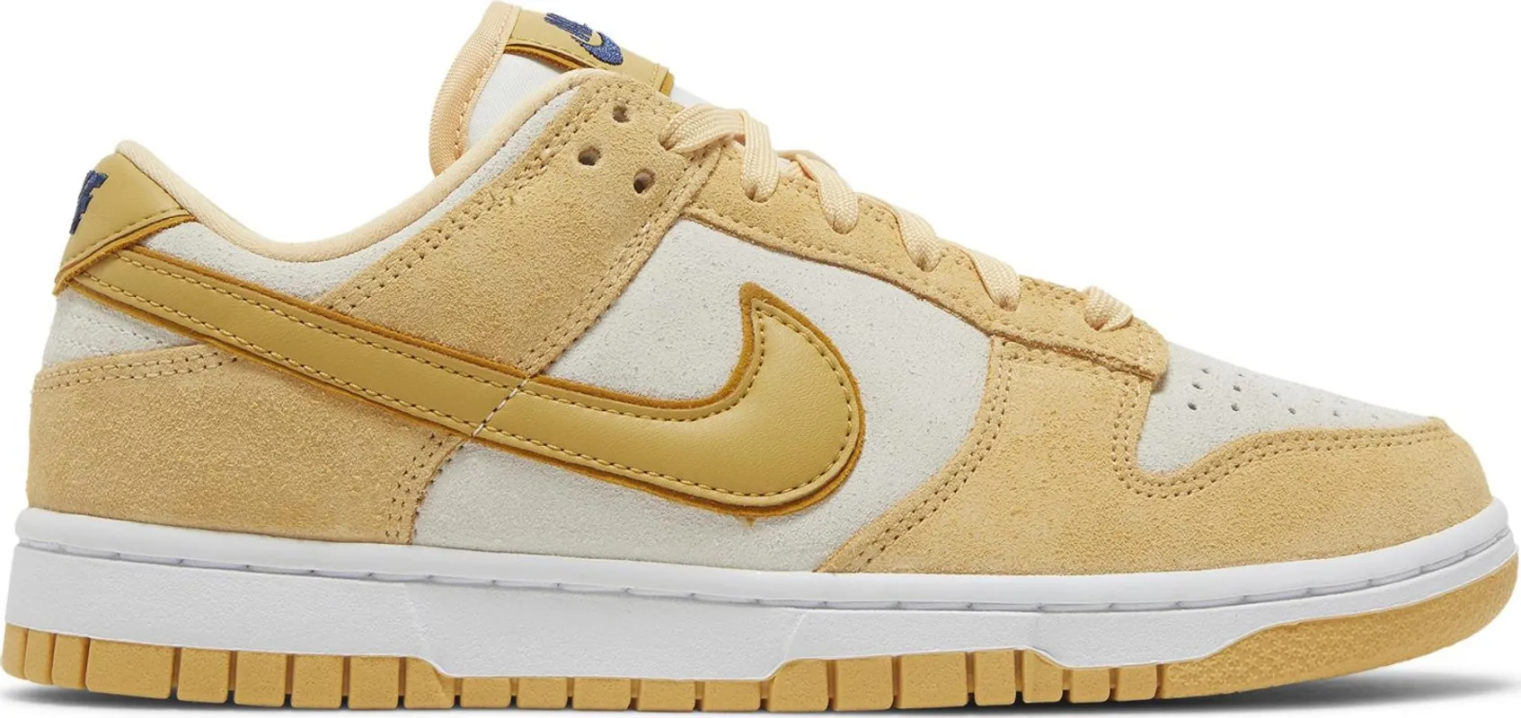 Nike Women's Dunk Low 'Celestial Gold Suede' Sneakers sold by Zulily