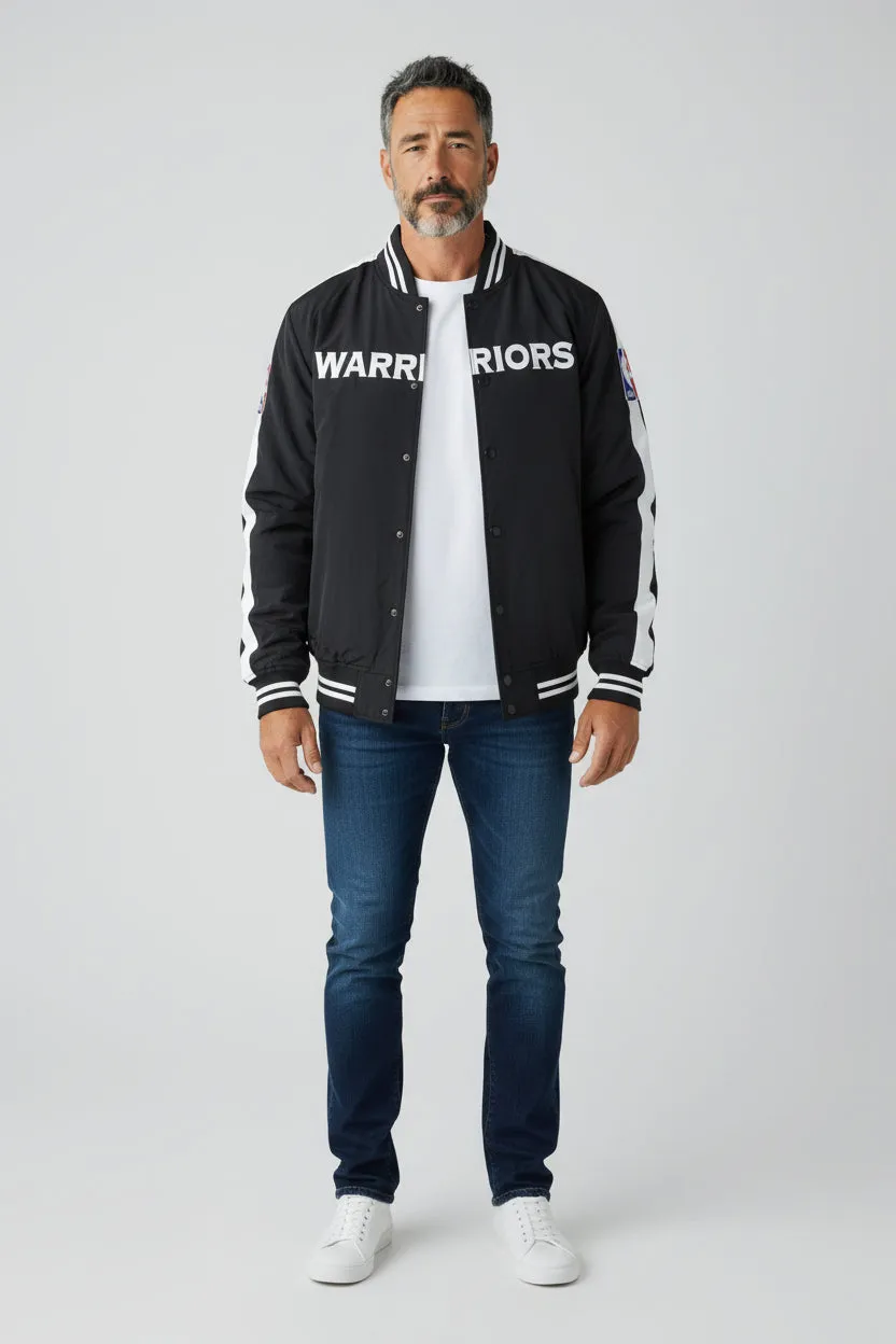 Mitchell & Ness Men's NBA Golden State Warriors Warm Up Jacket sold by Zulily