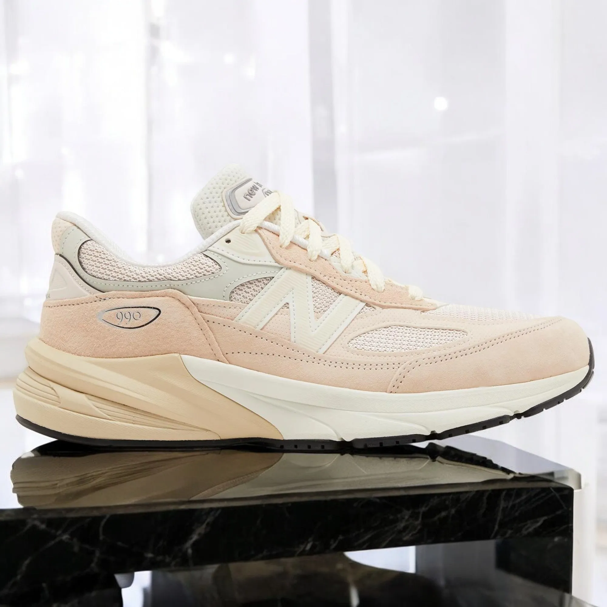 New Balance Men's 990V6 'Miusa Teddy Santis Vintage Rose' Sneakers sold by Zulily