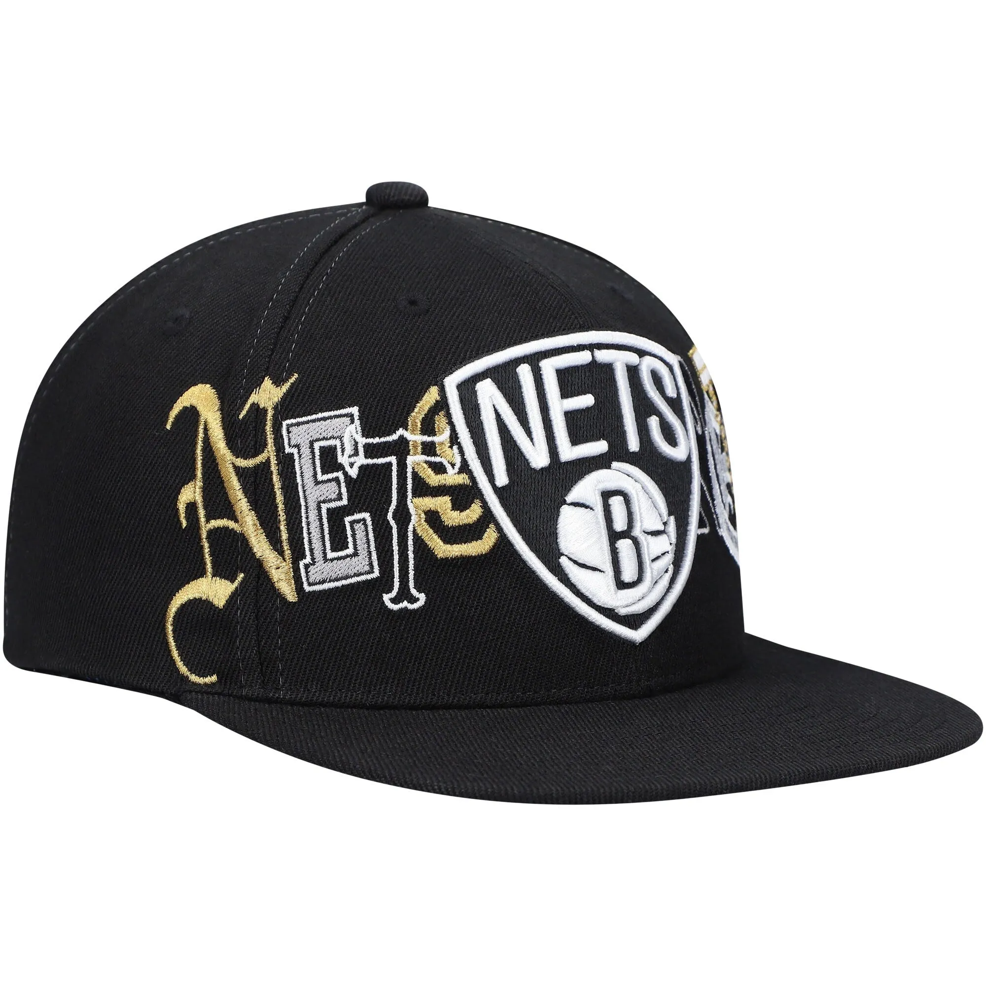 Mitchell & Ness Men's NBA Hype Type Snapback Nets Snapback Caps sold by Zulily product image thumbnail 3