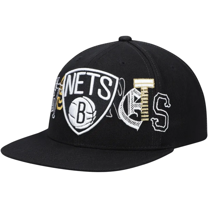 Mitchell & Ness Men's NBA Hype Type Snapback Nets Snapback Caps sold by Zulily