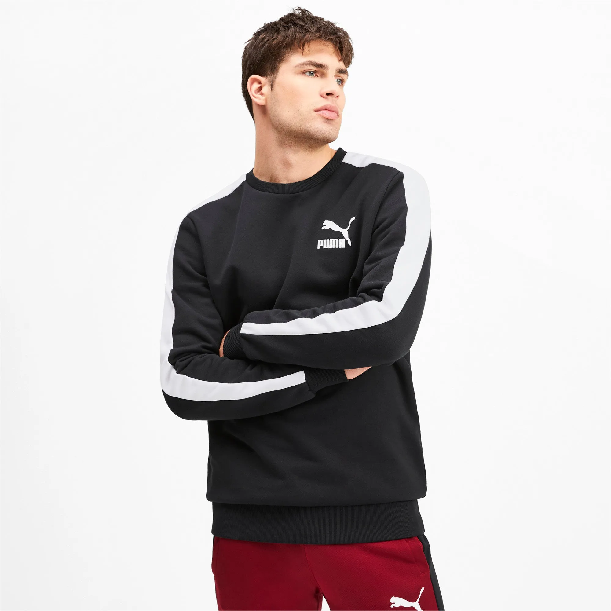 Puma Men's Iconic T7 Crew Fleece sold by Zulily