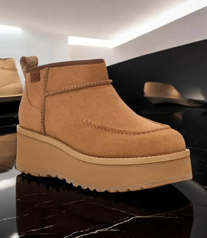 UGG Women's Cityfunc Ultra Mini Boot 'Chestnut' Boots sold by Zulily