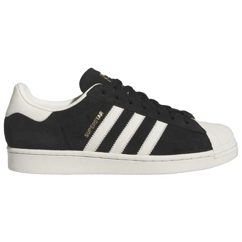 adidas Men's Superstar 'Core Black Off White Gold Metallic' sold by Zulily