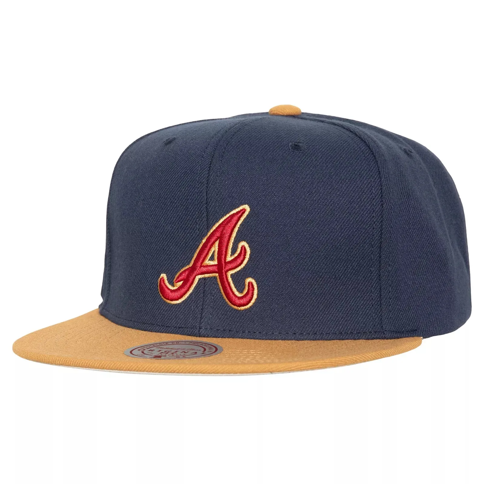 Mitchell & Ness Men's MLB Work It Snapback Braves Snapback Caps sold by Zulily