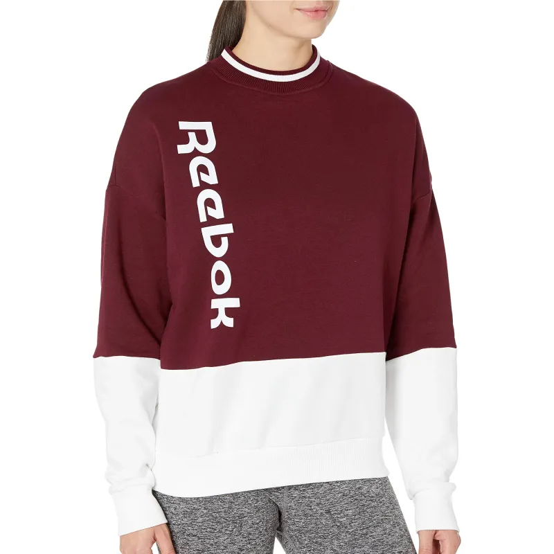 Reebok Women's Training Essentials Logo Crew Sweatshirt made by Reebok