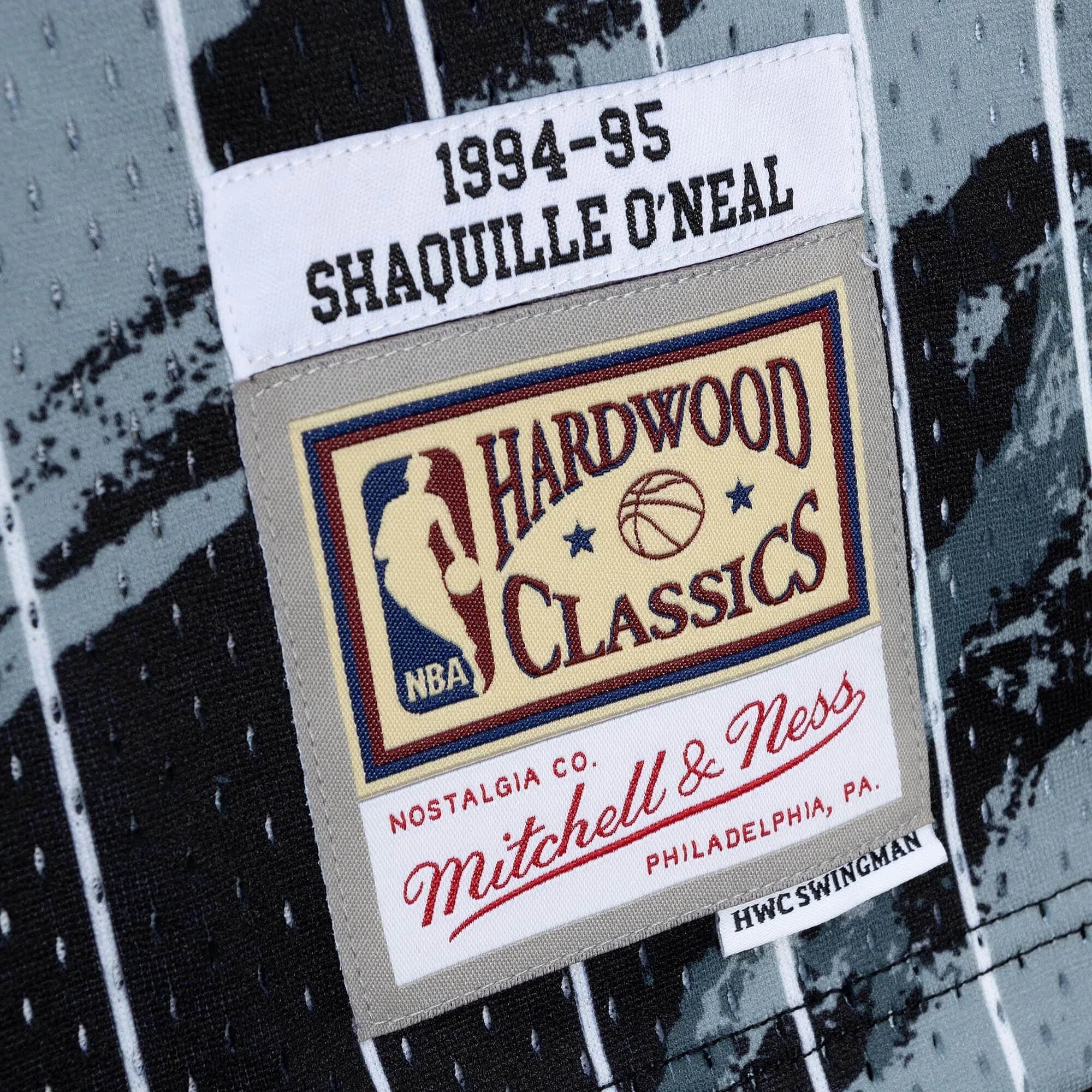 Mitchell & Ness NBA Marble Swingman Jersey Orlando Magic 1994 Shaquille O'Neal sold by Zulily product image thumbnail 4