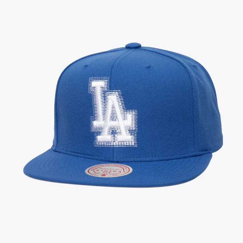 Mitchell & Ness Men's MLB Blurred Vision Snapback Dodgers Snapback Caps sold by Zulily