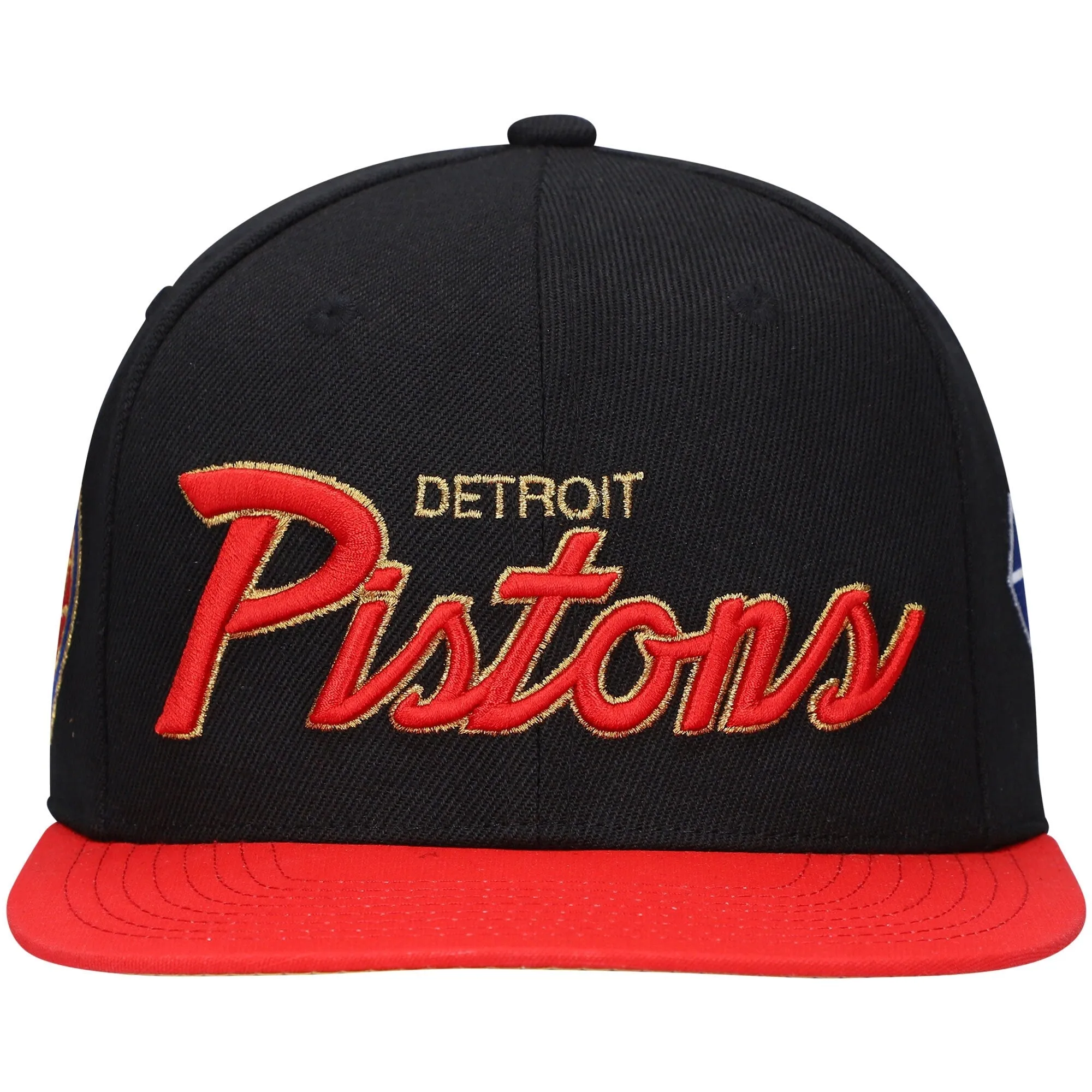 Mitchell & Ness Men's NBA 75Th Gold Snapback Pistons Snapback Caps sold by Zulily product image thumbnail 2