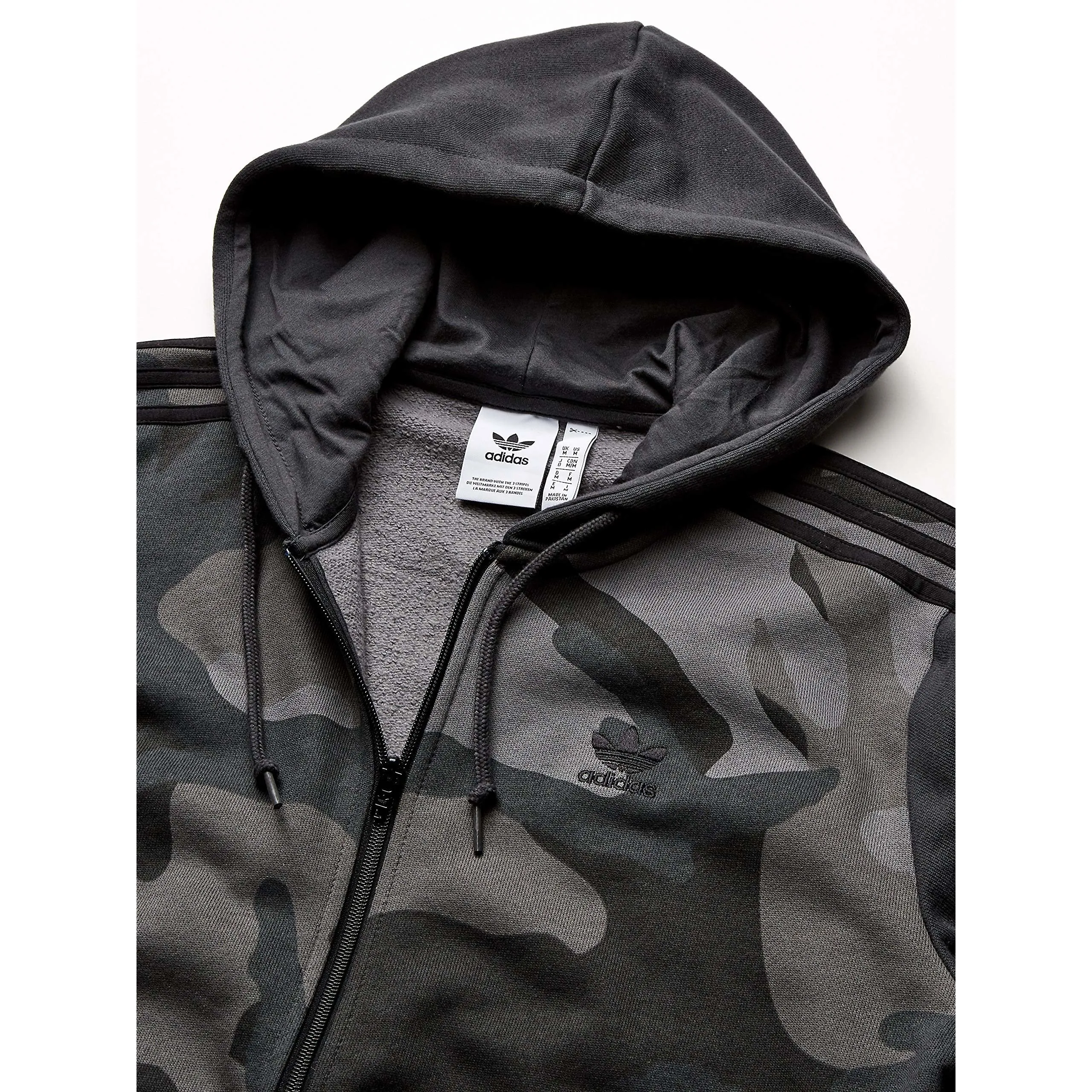adidas Men's Camouflage Fullzip Hoodie Sweaters sold by Zulily product image thumbnail 2