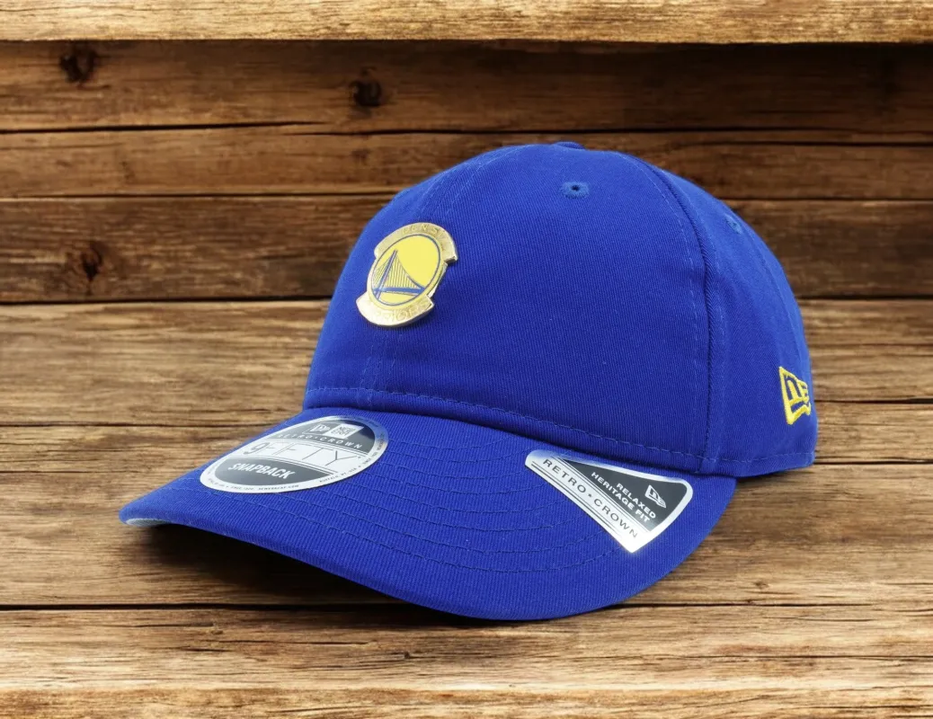 New Era Men's NBA Gsw Warriors Badged Fan Retro 9Fifty Snapback Hats sold by Zulily