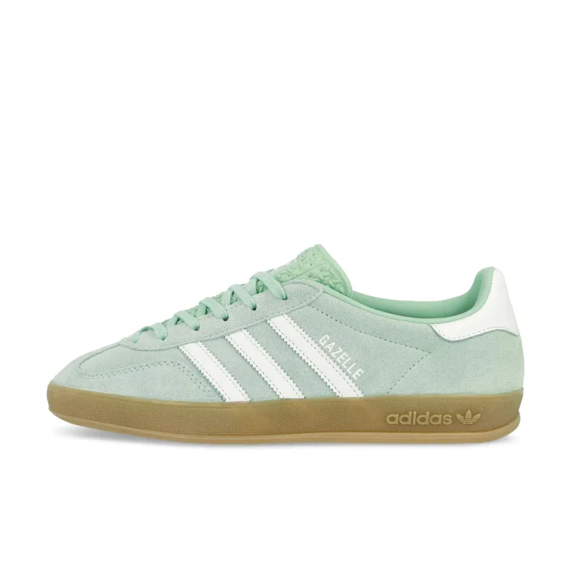 adidas Women's Gazelle Indoor 'Ash Green White' made by Adidas