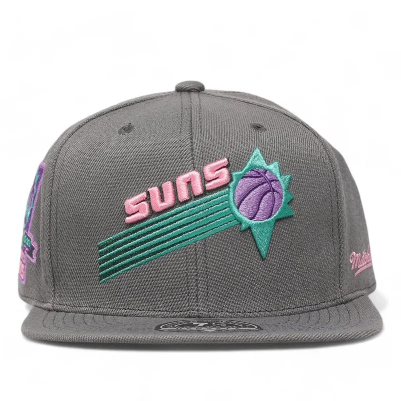 Mitchell & Ness Men's NBA From Dusk Fitted Hwc Suns Fitted Caps made by Mitchell & Ness