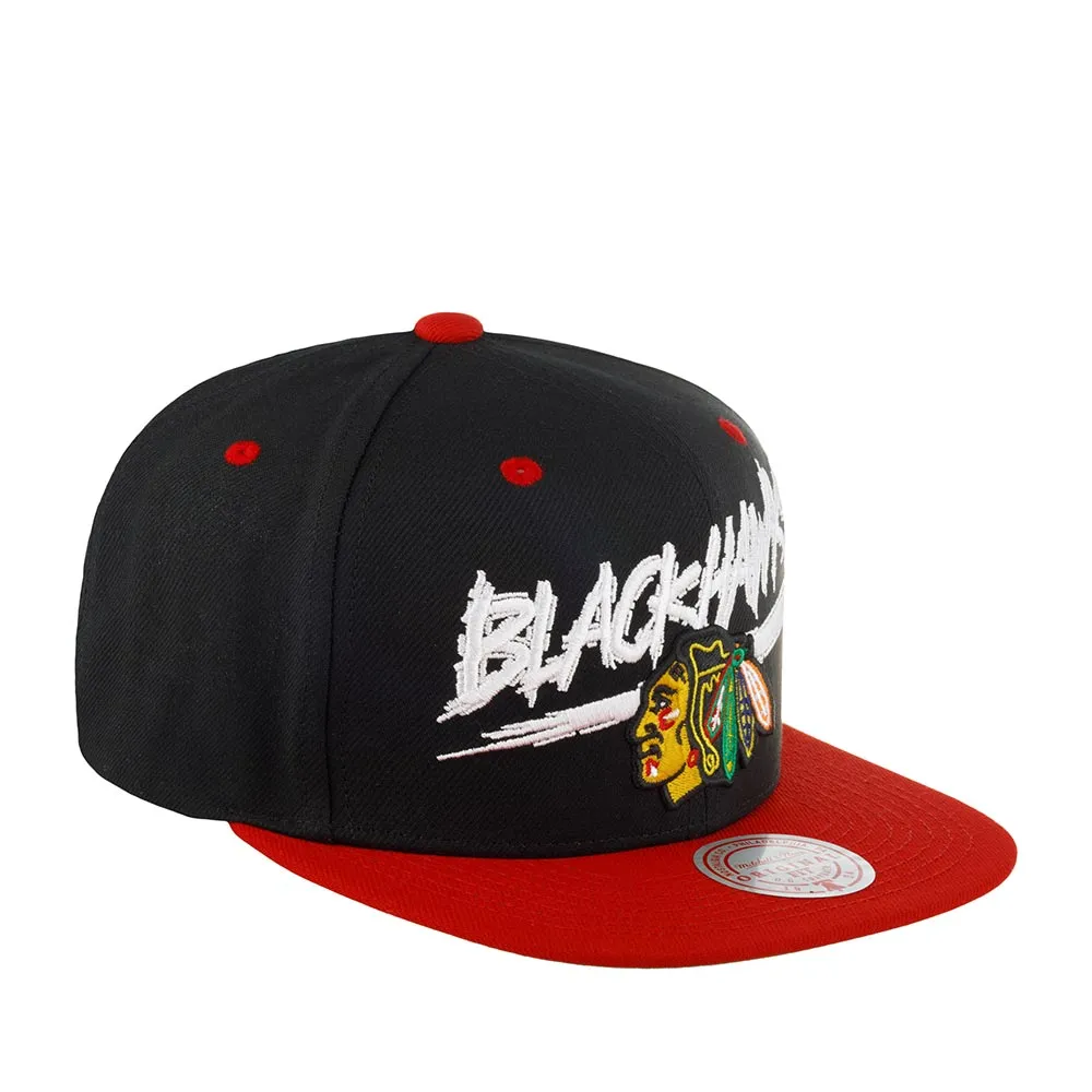 Mitchell & Ness Men's NHL Transcript Snapback Blackhawks Snapback Caps sold by Zulily product image thumbnail 2