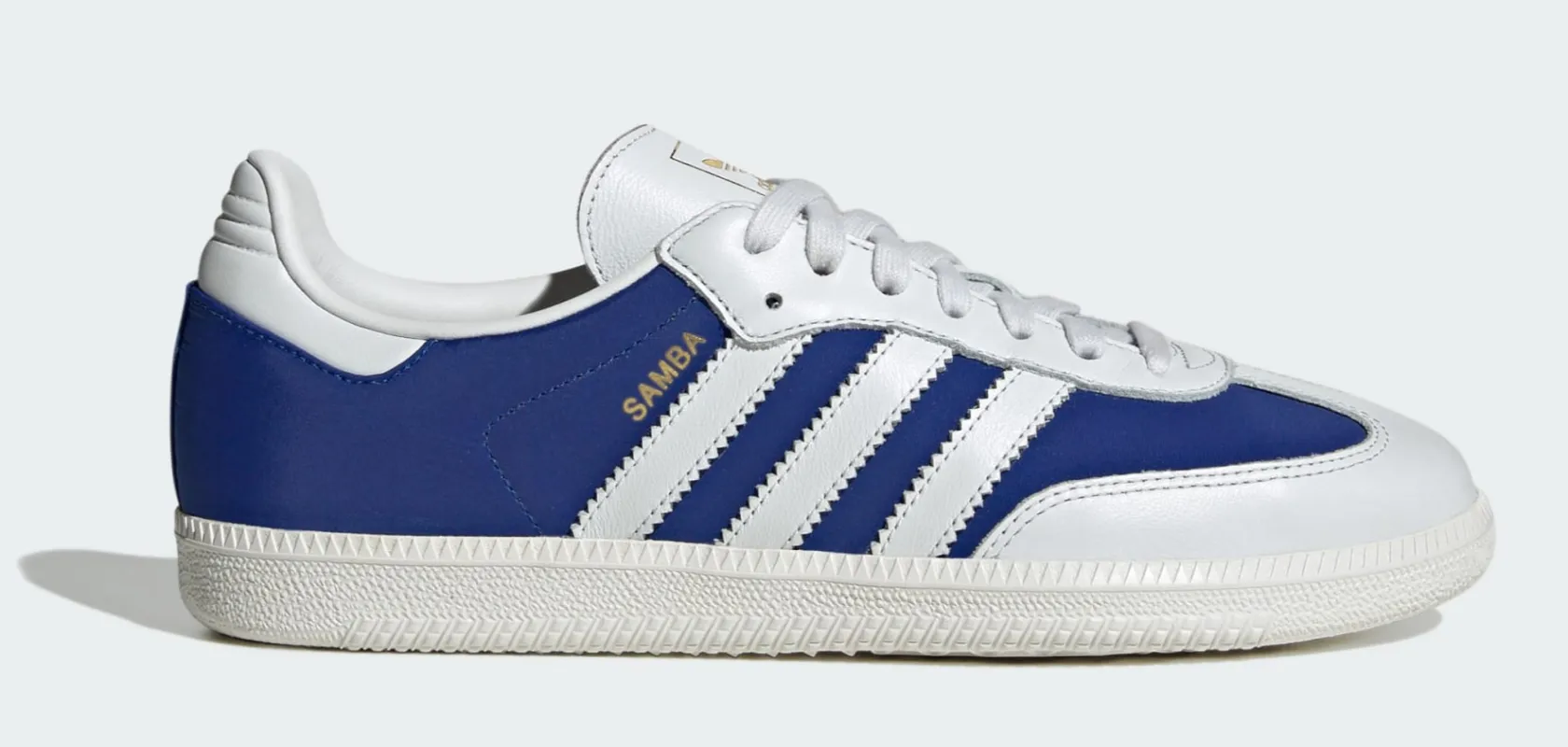 adidas Men's Samba Og 'Crystal White Royal Blue' made by Adidas