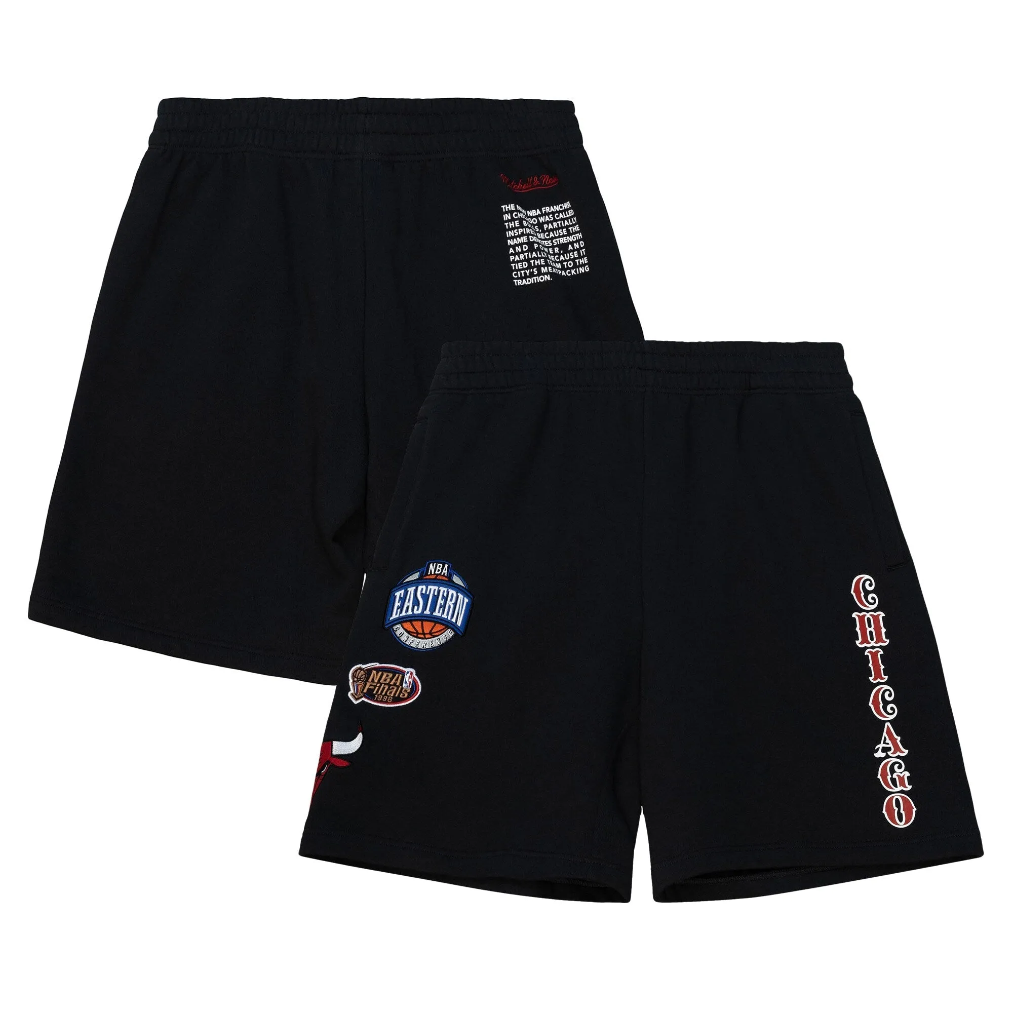 Mitchell & Ness Men's NBA Team Origins Fleece Shorts Bulls sold by Zulily product image thumbnail 2