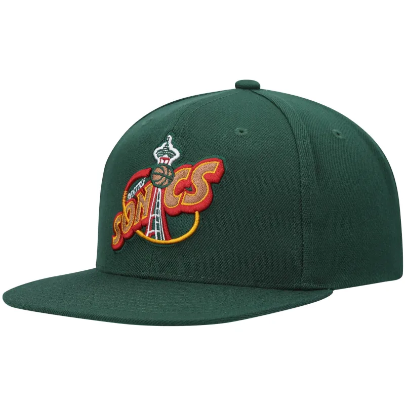 Mitchell & Ness Men's NBA Team Ground 2.0 Snapback Hwc Supersonics Snapback Caps sold by Zulily