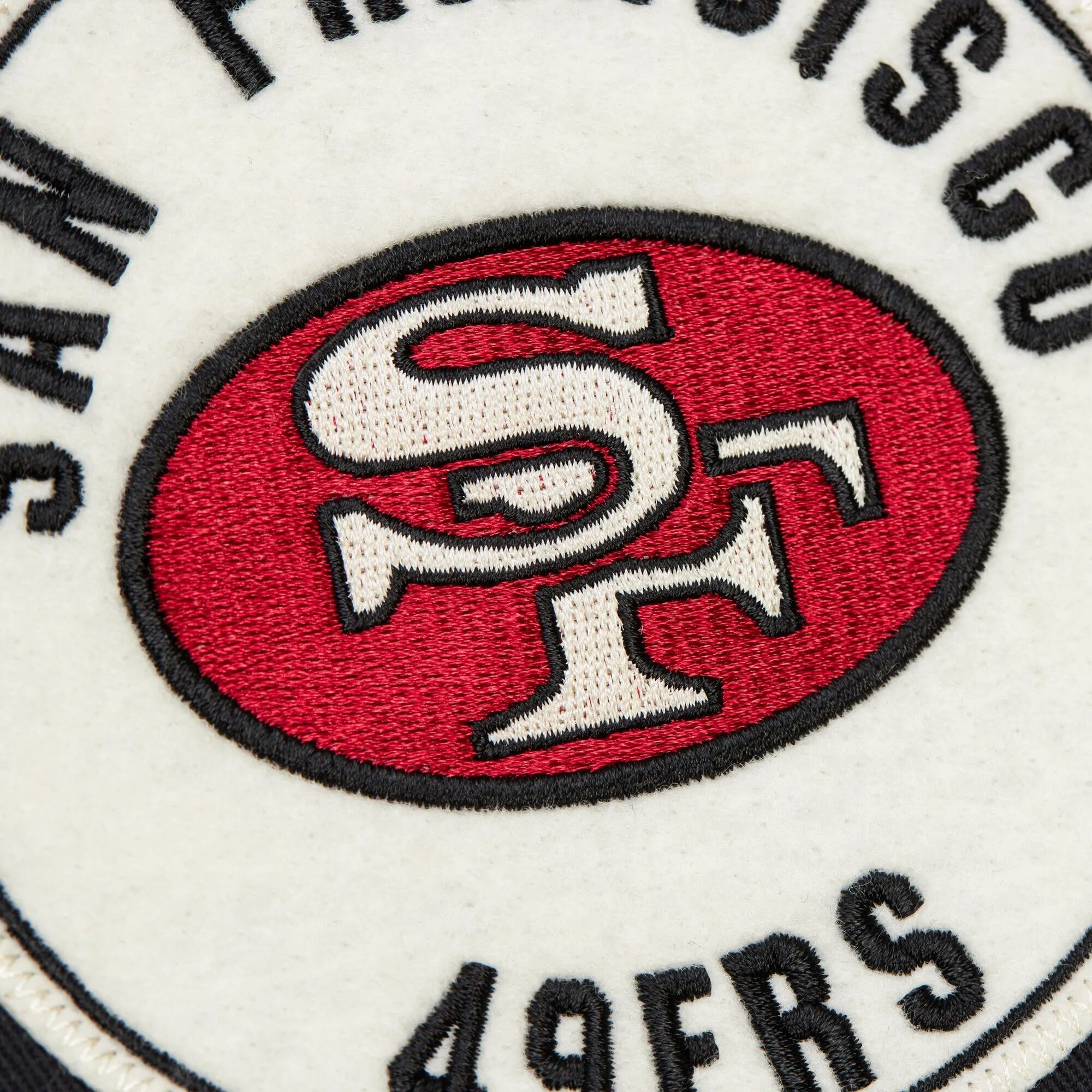 Mitchell & Ness Men's NFL Replay Cotton Twill Jacket Vintage Logo 49Ers sold by Zulily product image thumbnail 4