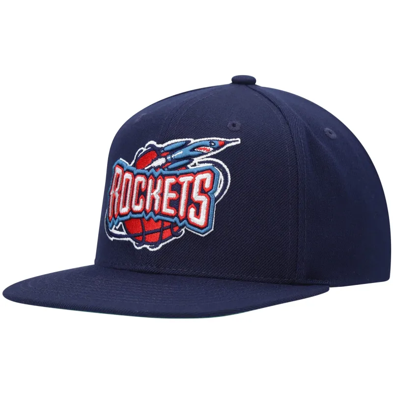 Mitchell & Ness Men's NBA Team Ground 2.0 Snapback Hwc Rockets Snapback Caps made by Mitchell & Ness